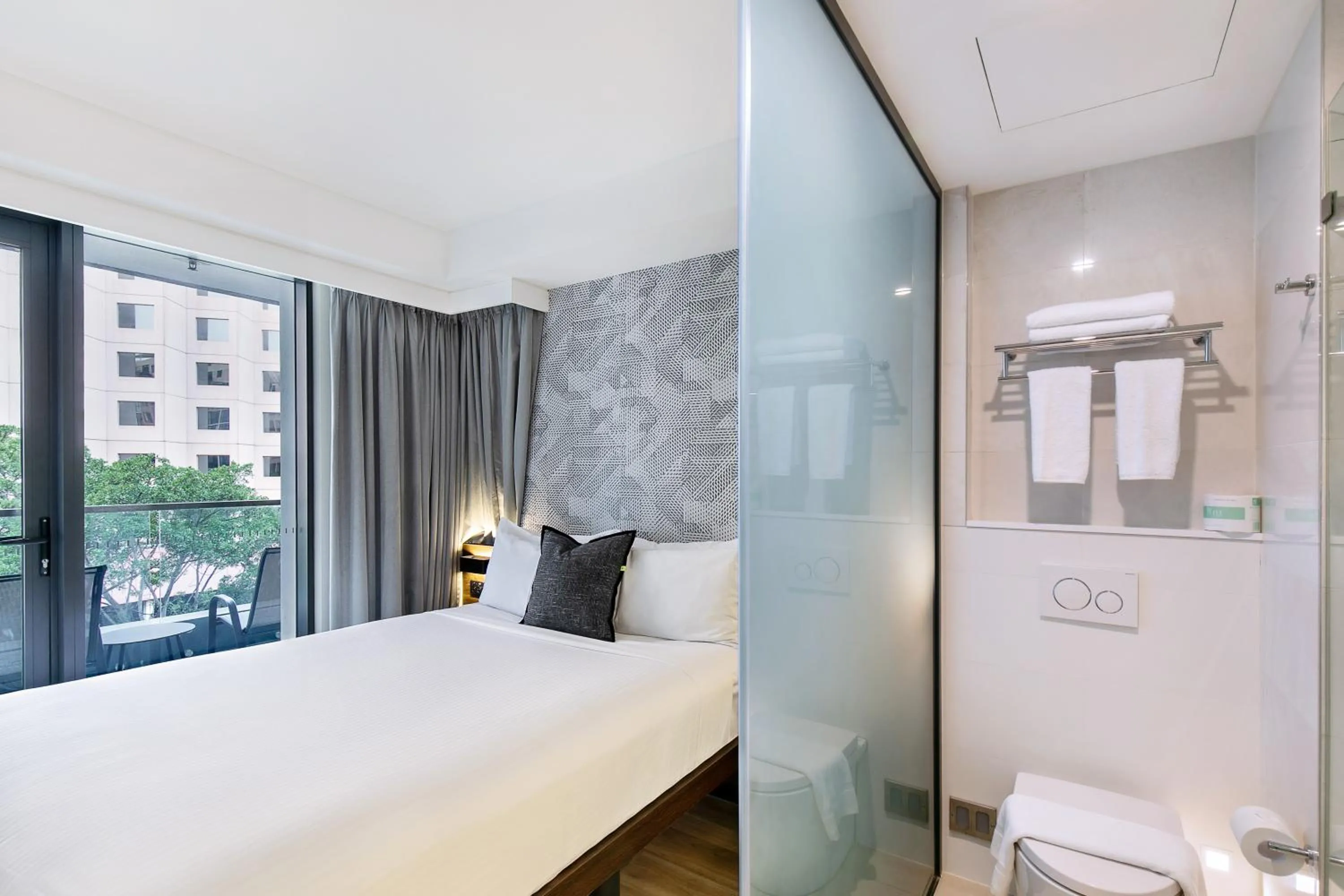 Bathroom, Bed in Kith Hotel Darling Harbour