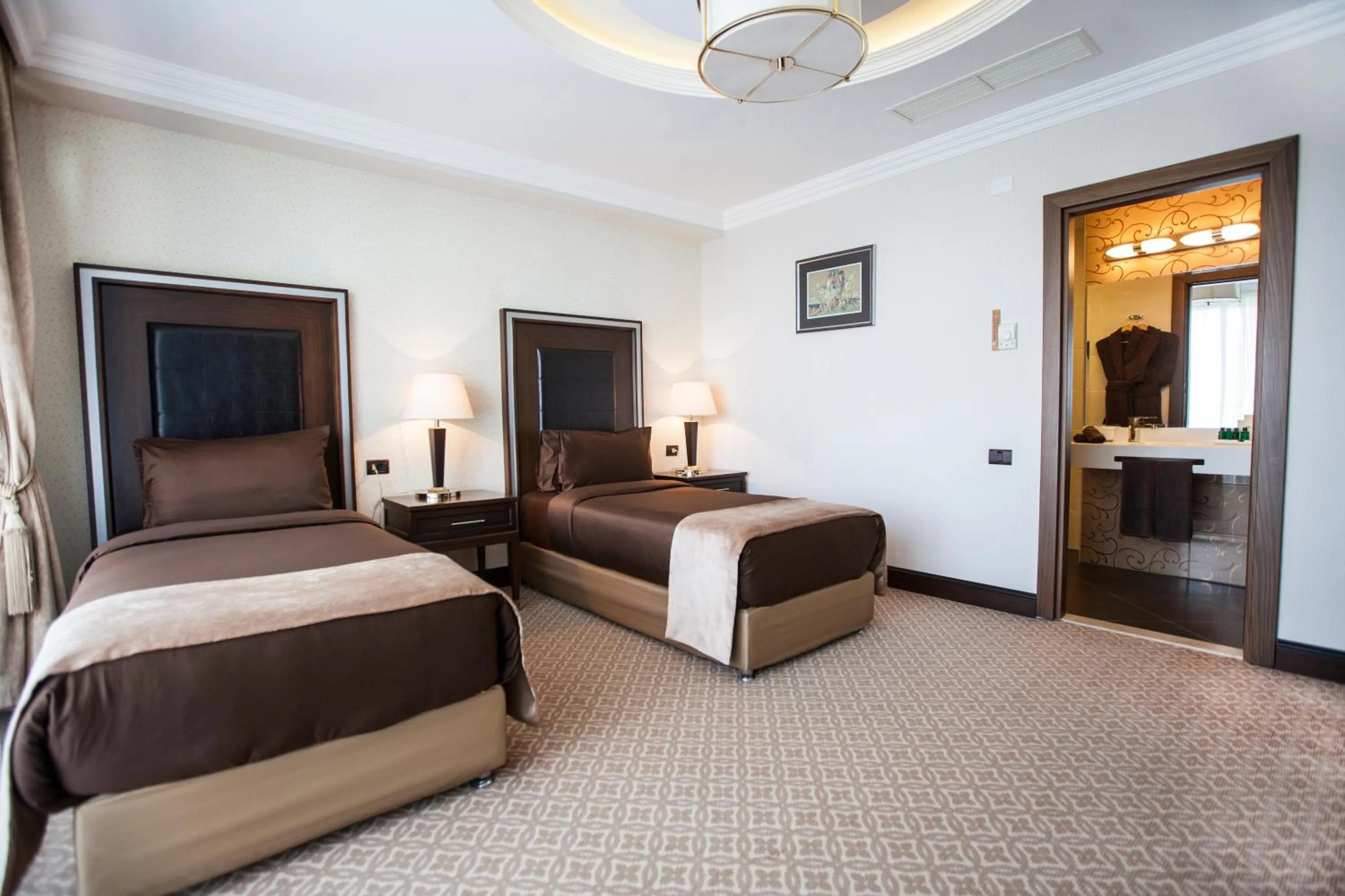 Photo of the whole room, Bed in Chinar Health Hotel Naftalan