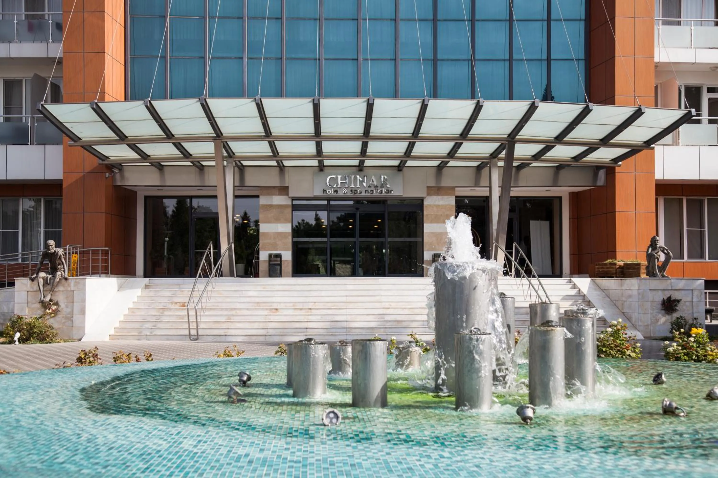 Facade/entrance in Chinar Health Hotel Naftalan