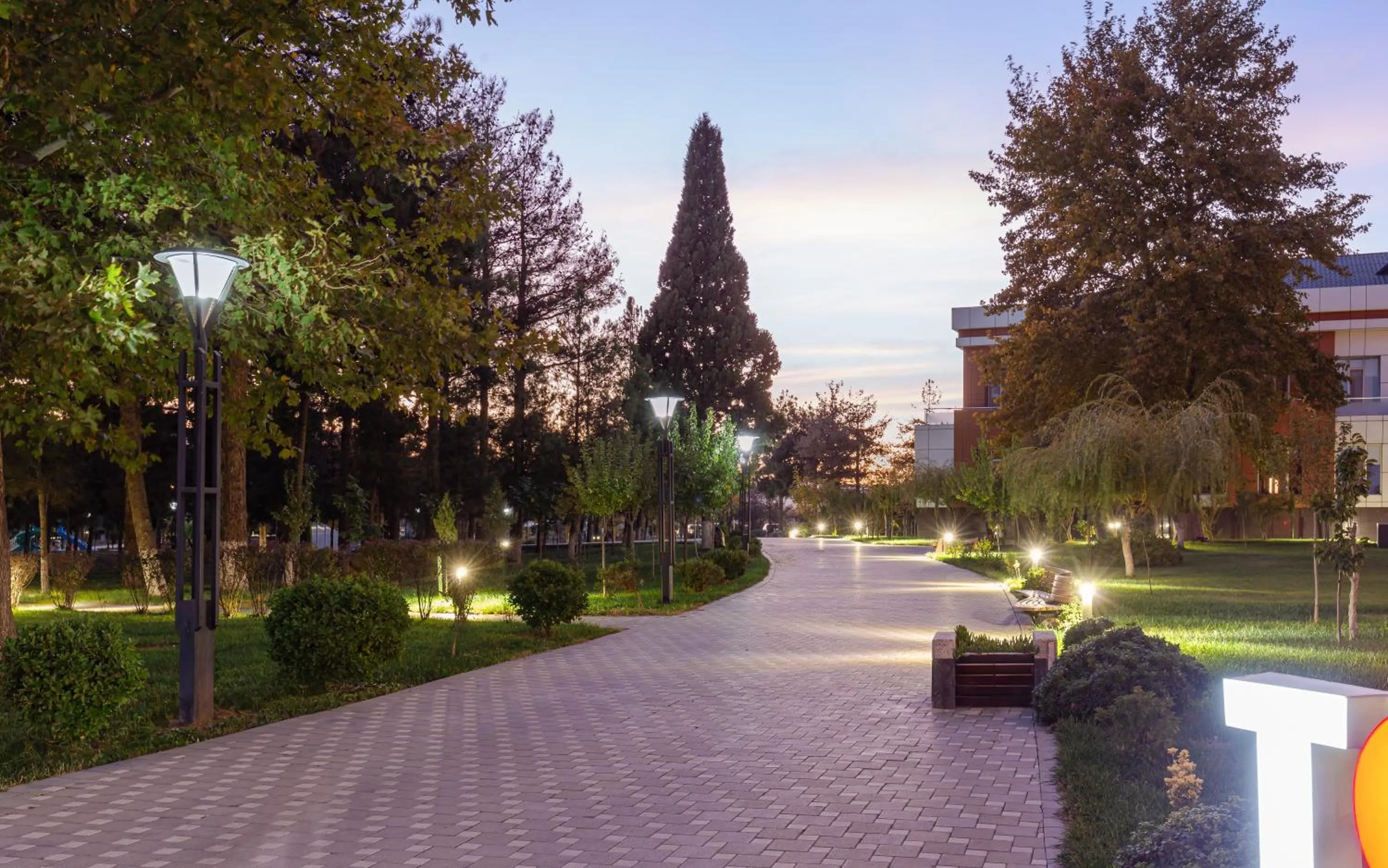 Garden in Chinar Health Hotel Naftalan