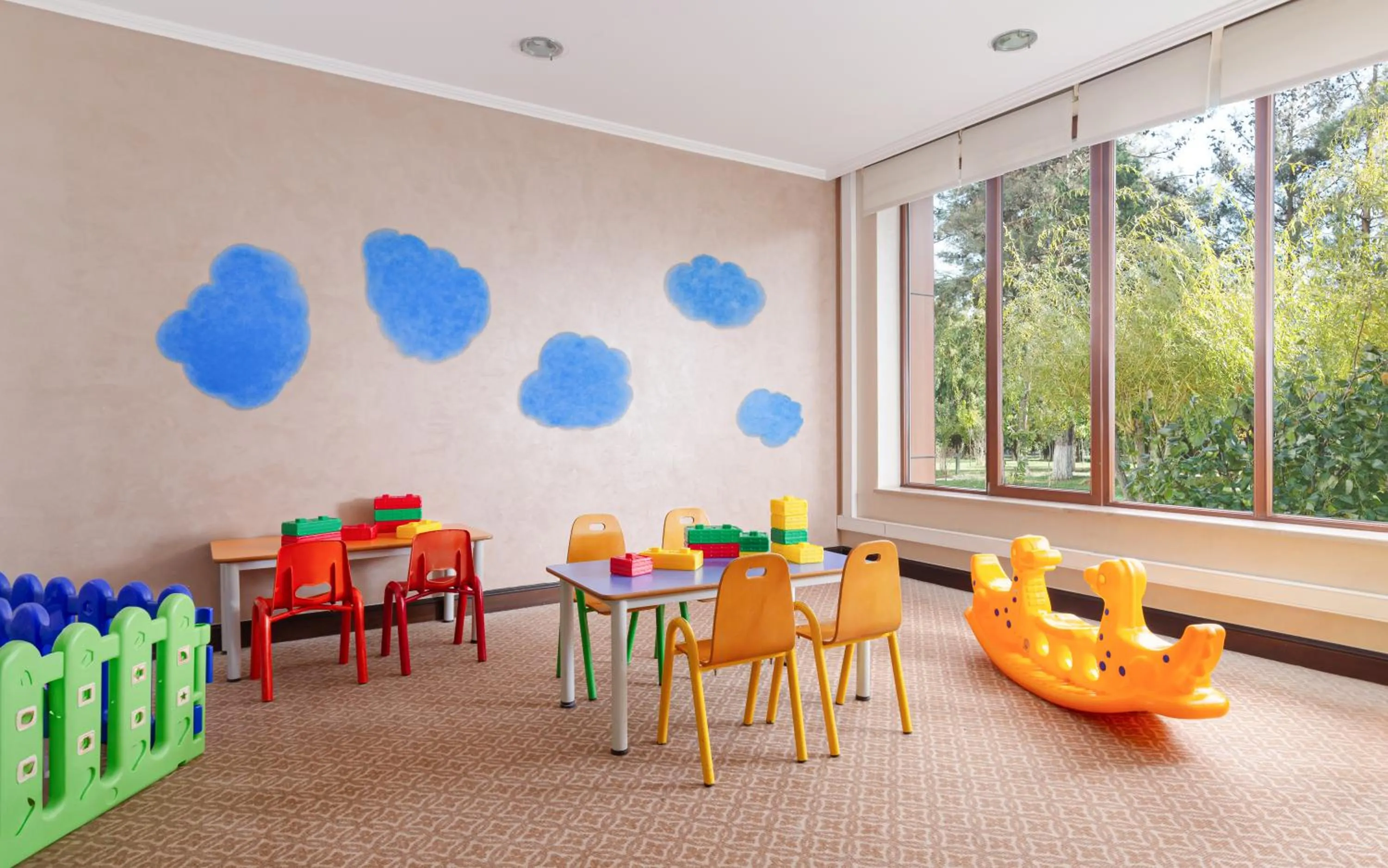 Children play ground in Chinar Health Hotel Naftalan