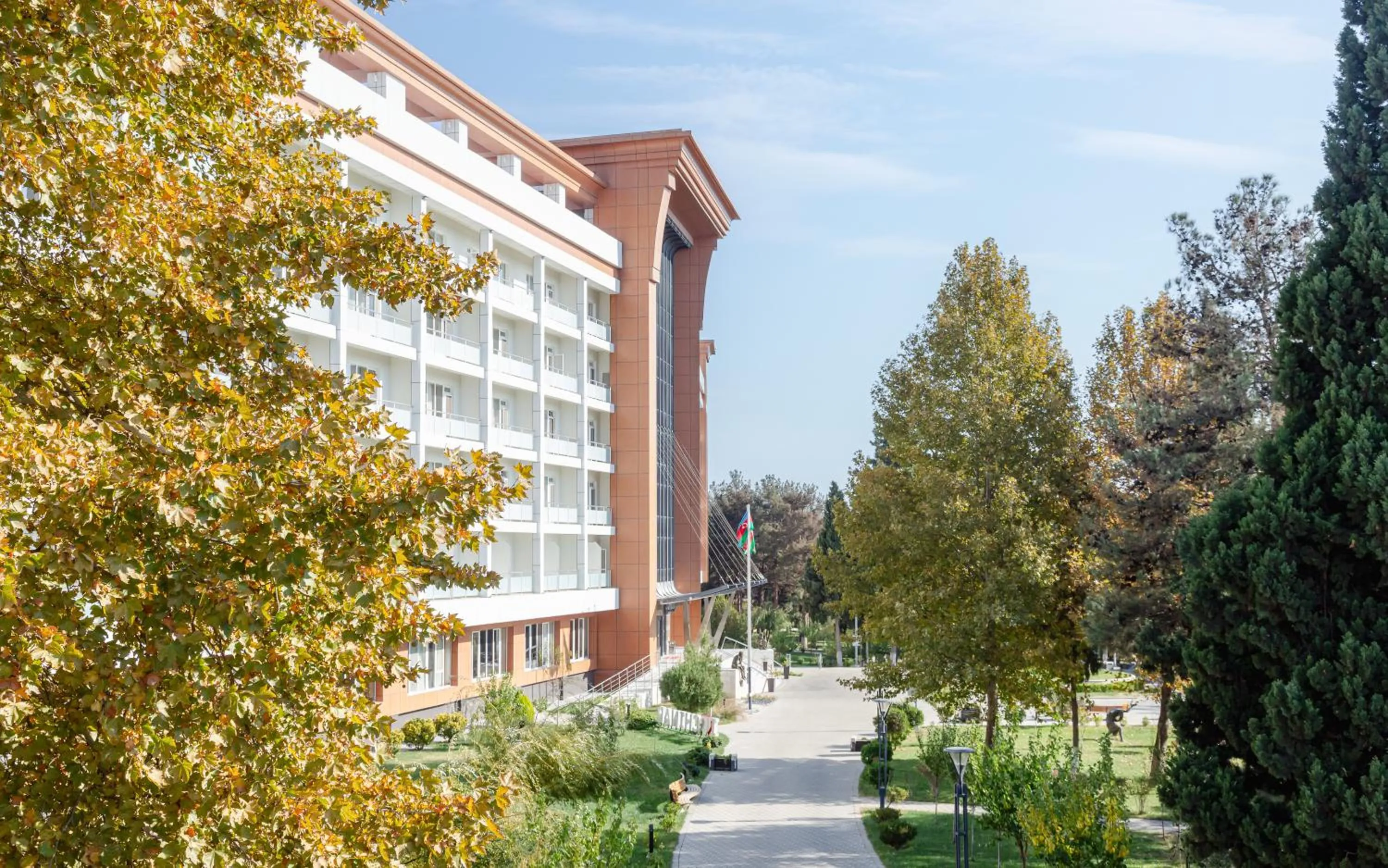 Property building in Chinar Health Hotel Naftalan