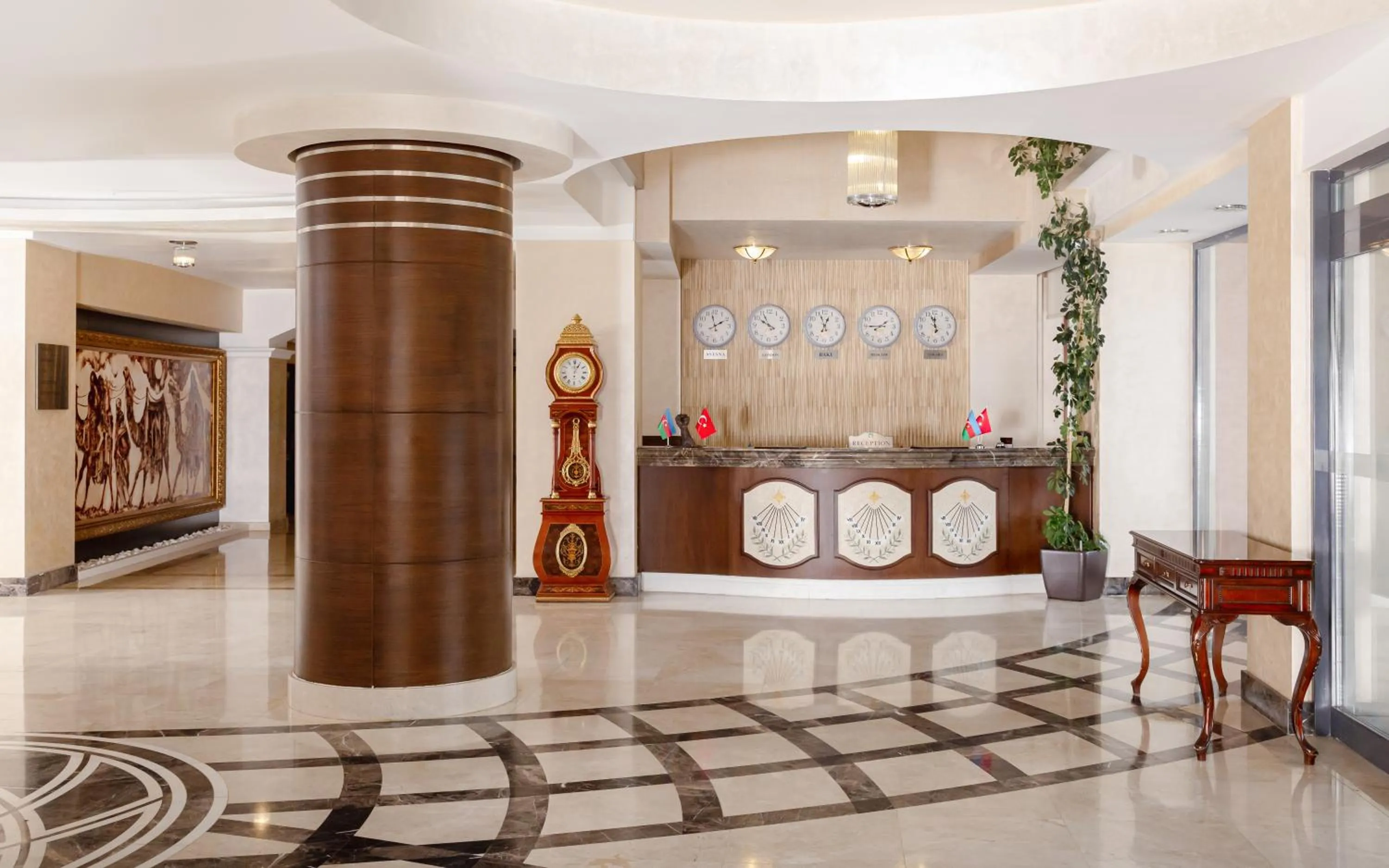 Lobby or reception in Chinar Health Hotel Naftalan
