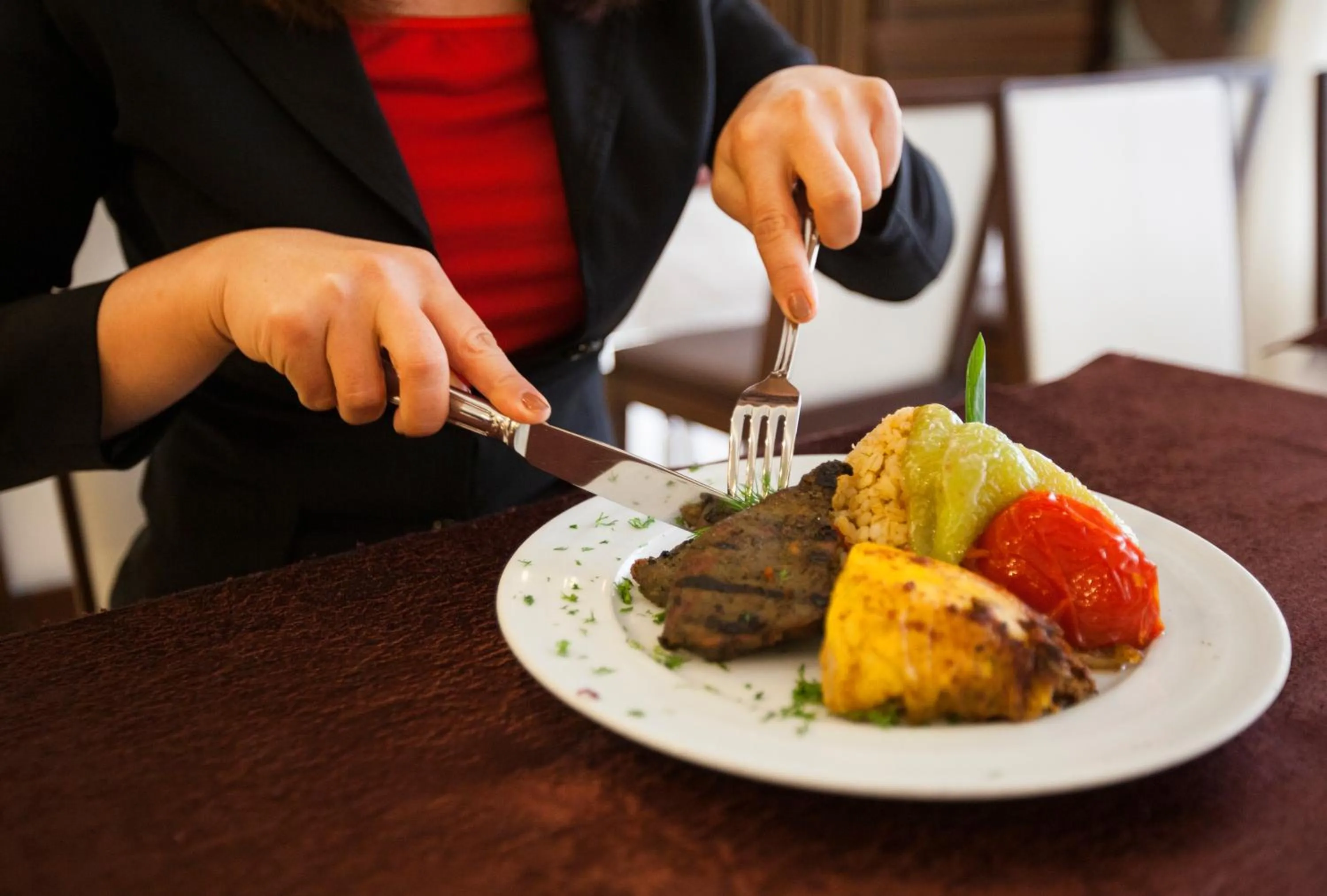 Meals in Chinar Health Hotel Naftalan