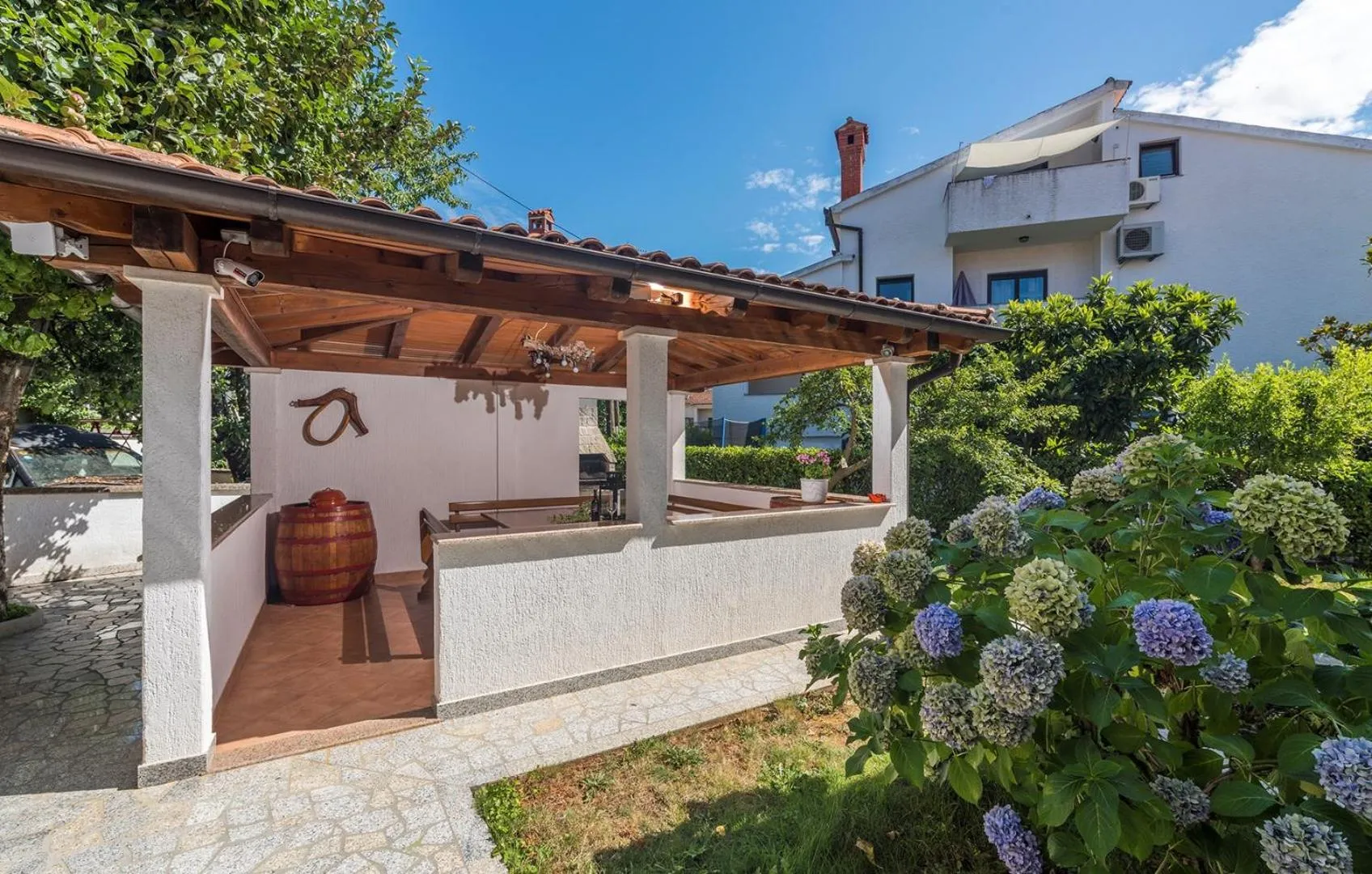 BBQ facilities in Apartments Silvano