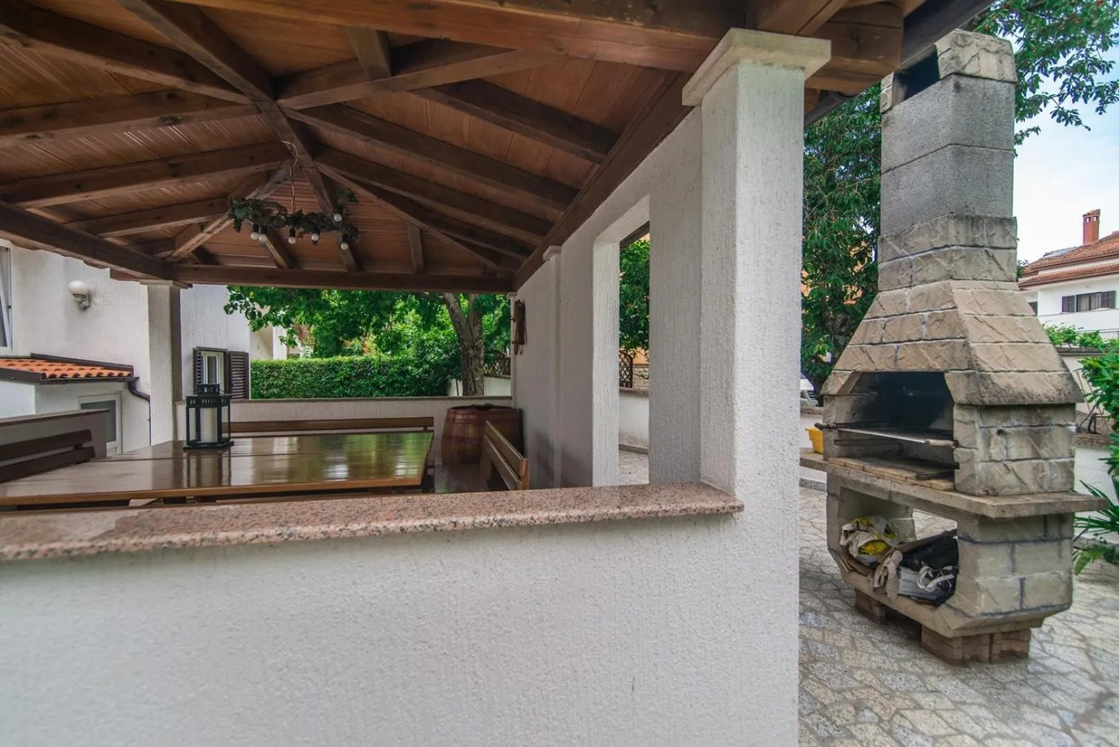 BBQ facilities in Apartments Silvano