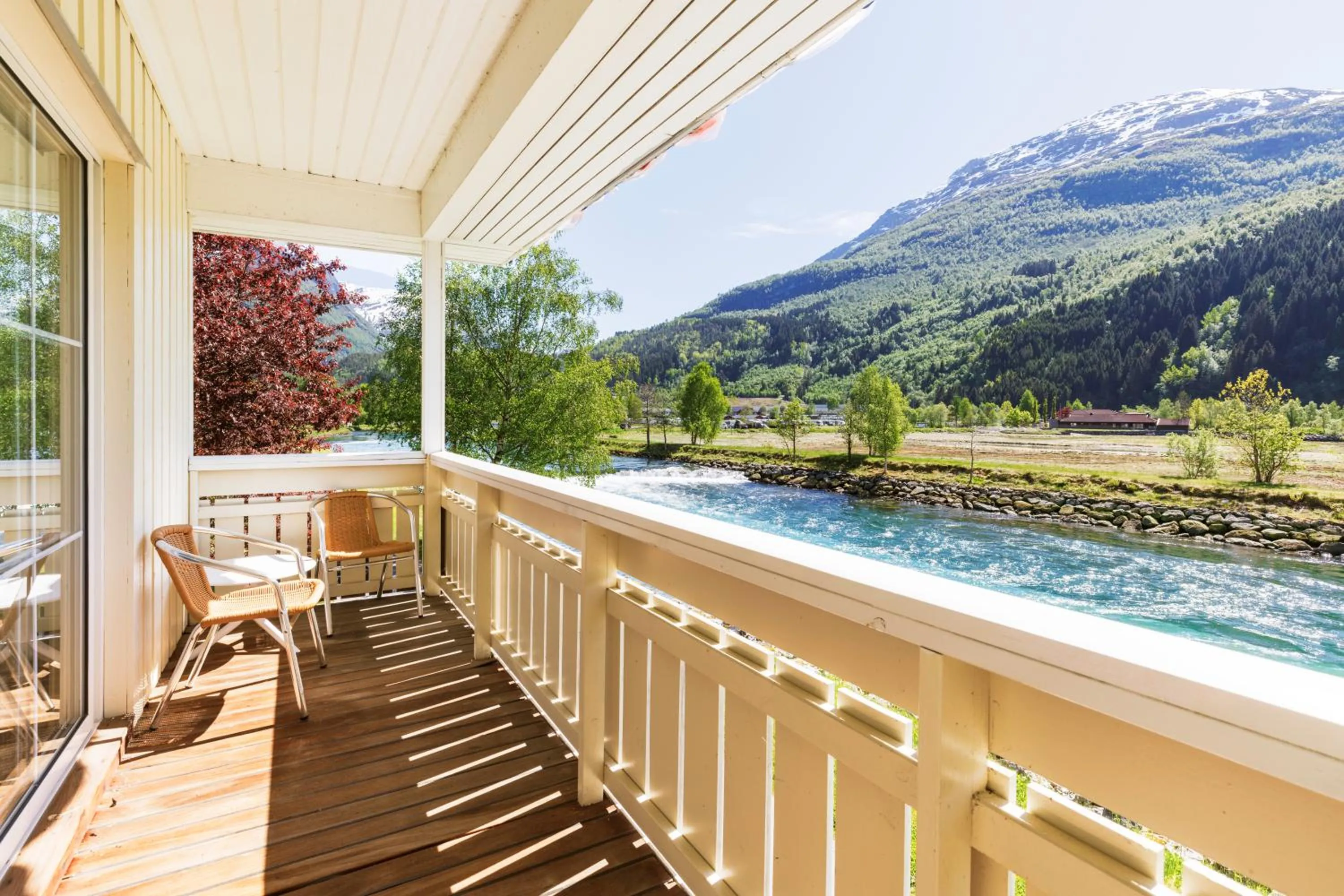 Patio in Hotel Loenfjord Loen