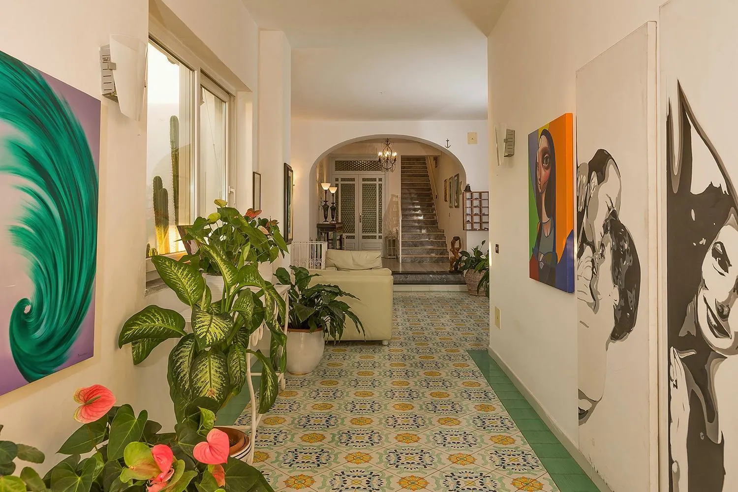 Facade/entrance in Hotel Villa Maria