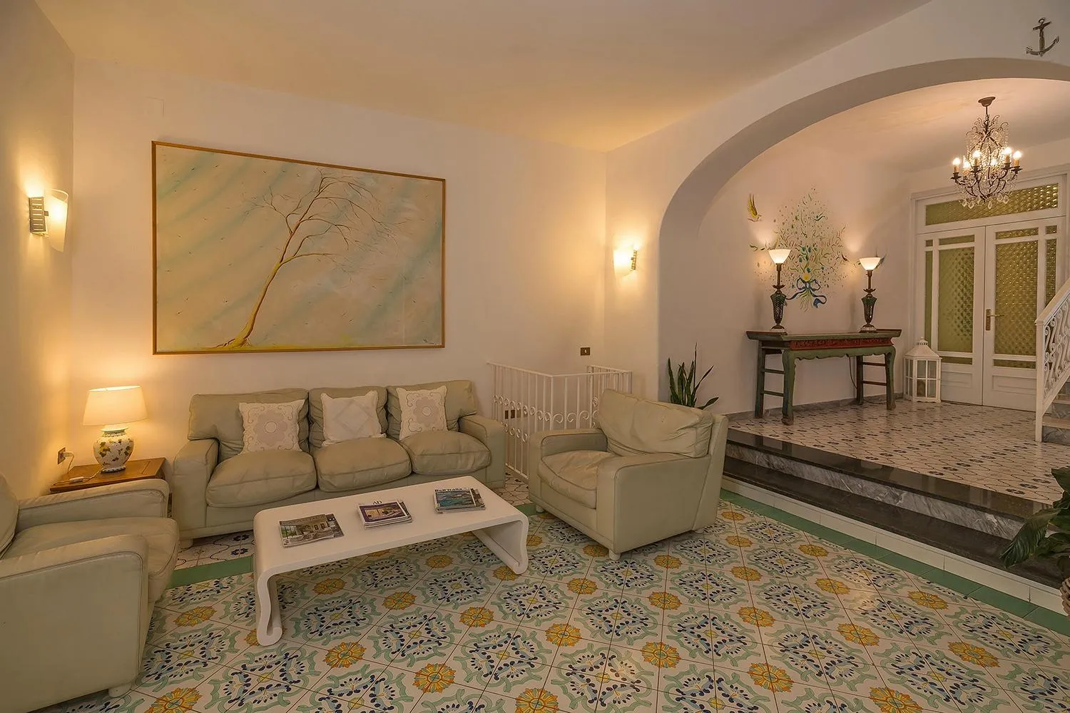 Lobby or reception in Hotel Villa Maria