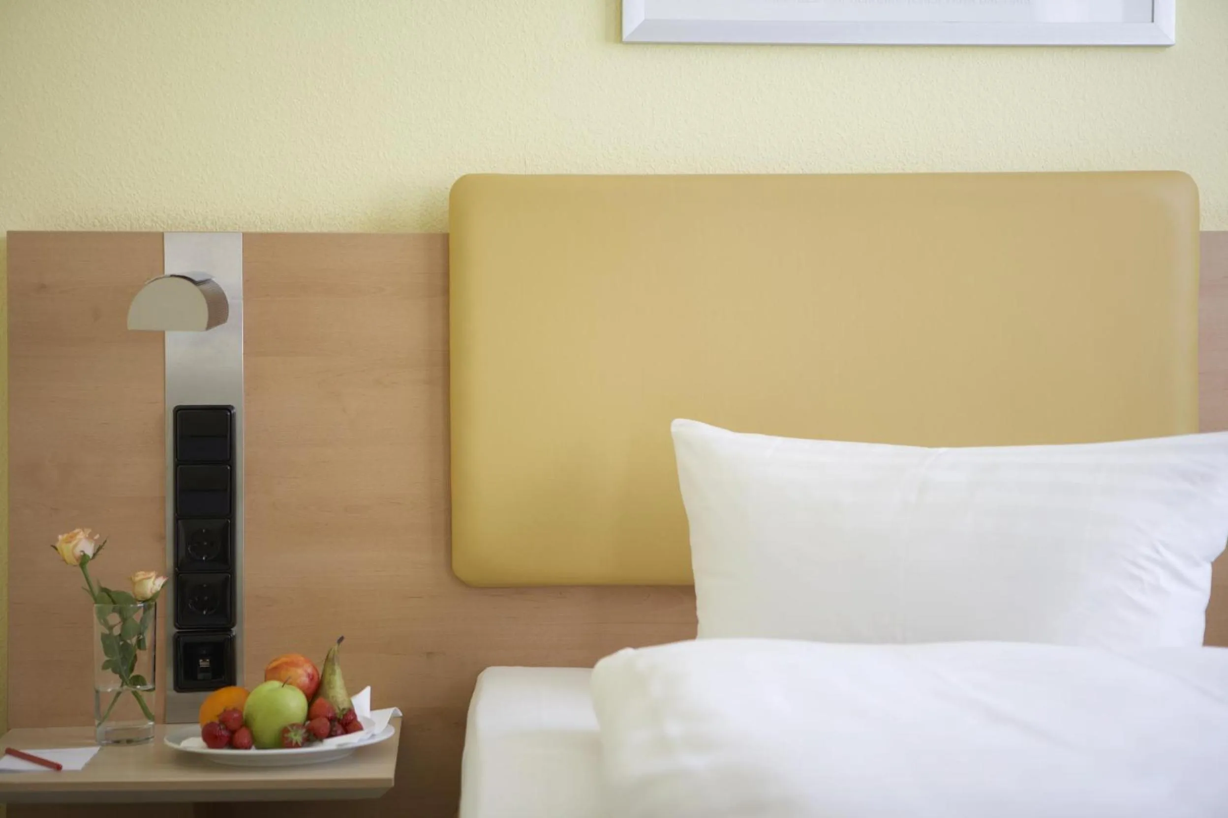 Decorative detail, Bed in IntercityHotel Erfurt