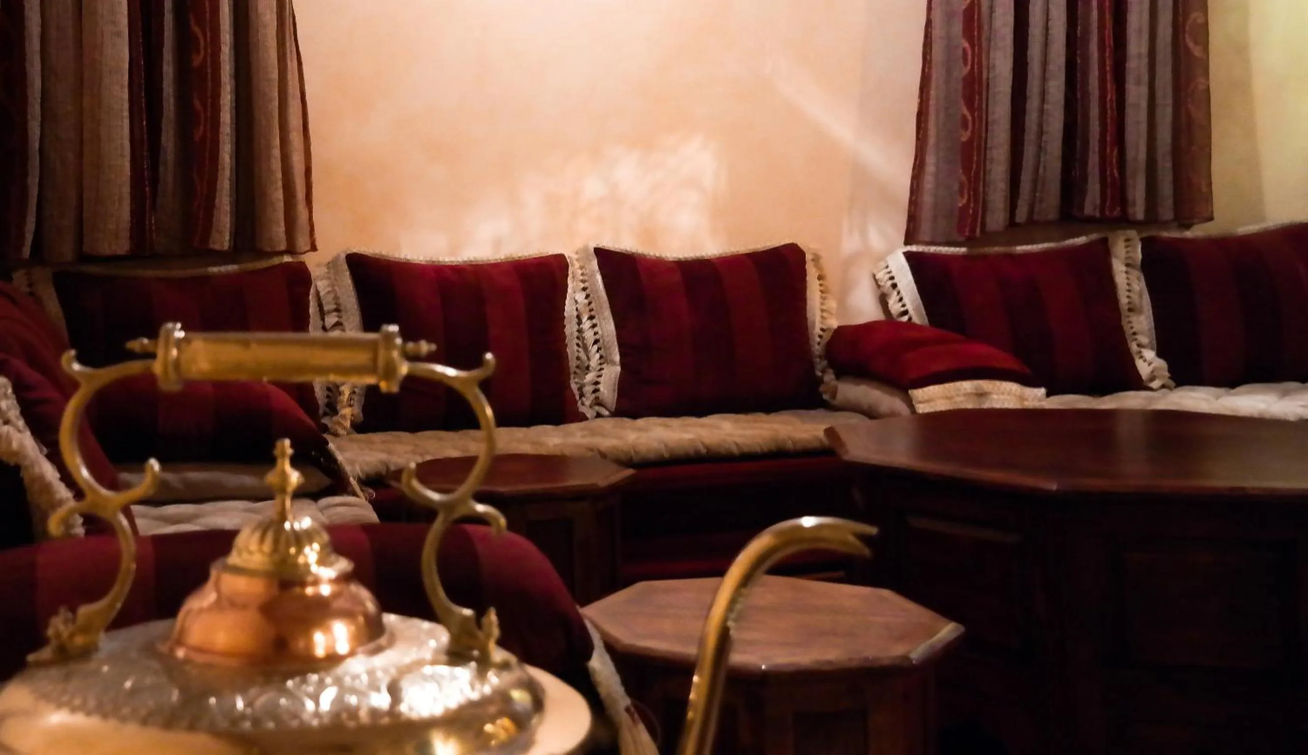 Lounge or bar in Riad Hôtel Marraplace