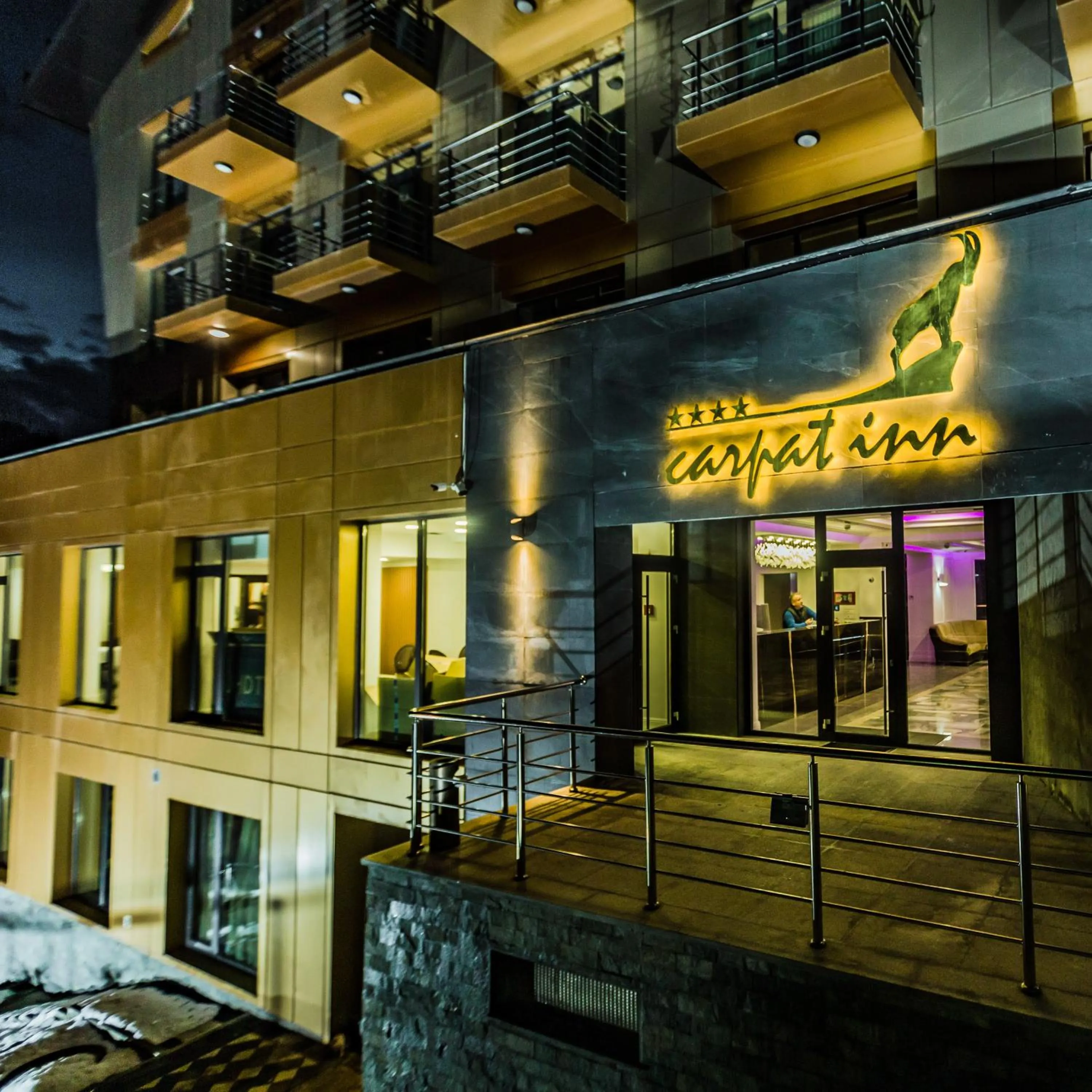 Facade/entrance in HOTEL CARPAT INN