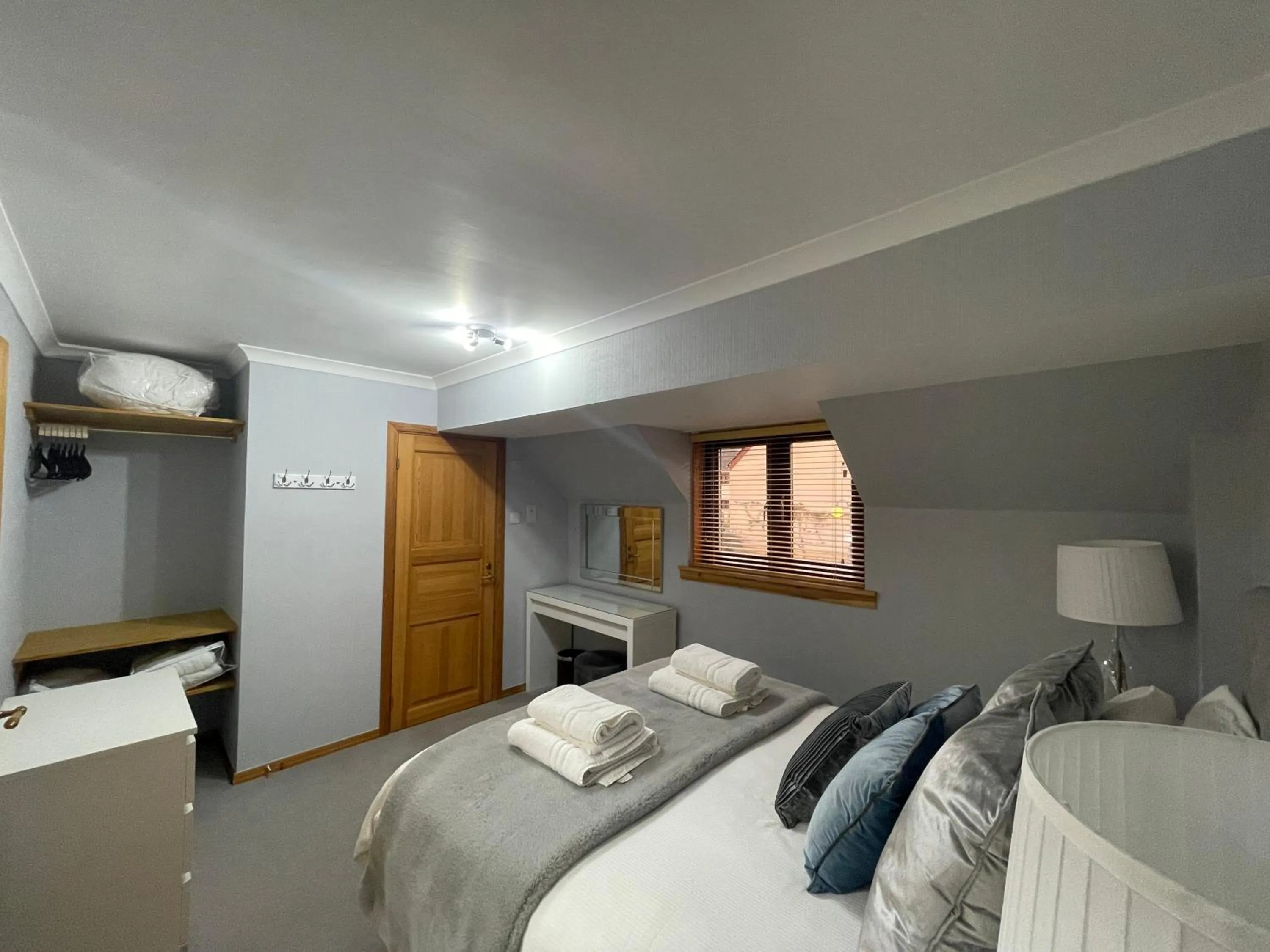 Bathroom, Bed in Scandinavian Village Ltd