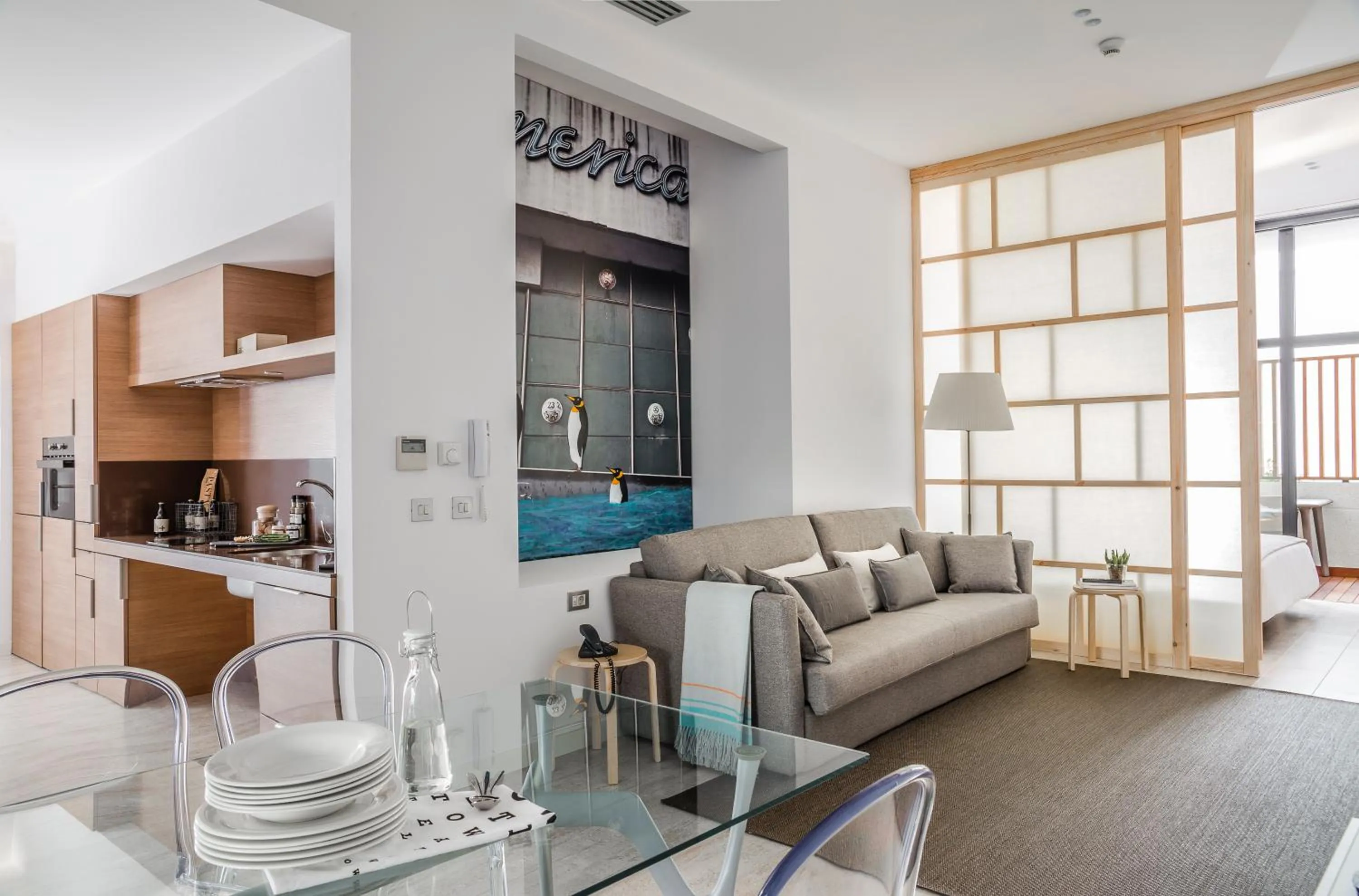 Living room in Eric Vökel Boutique Apartments - Atocha Suites