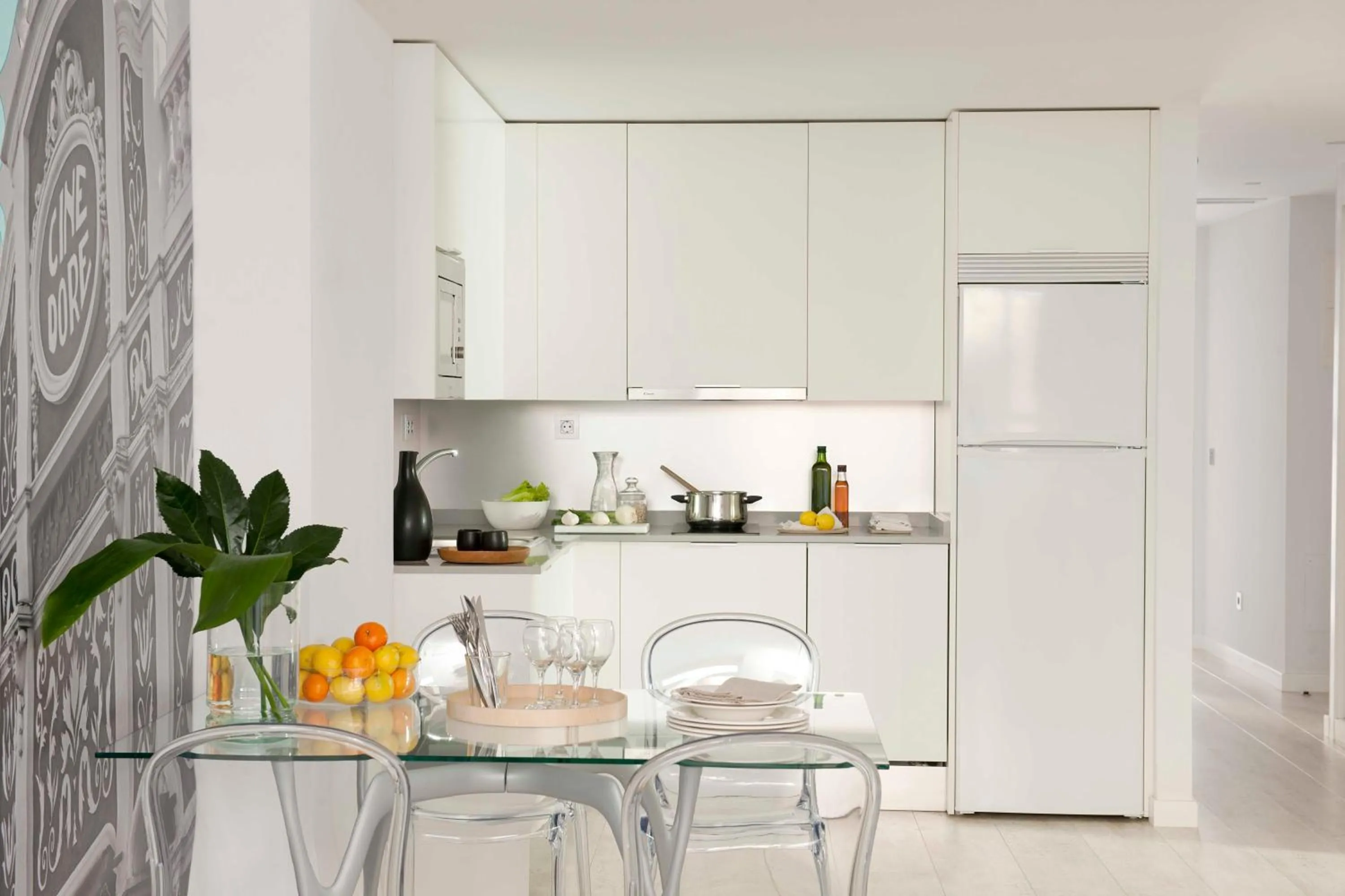 Kitchen or kitchenette in Eric Vökel Boutique Apartments - Atocha Suites