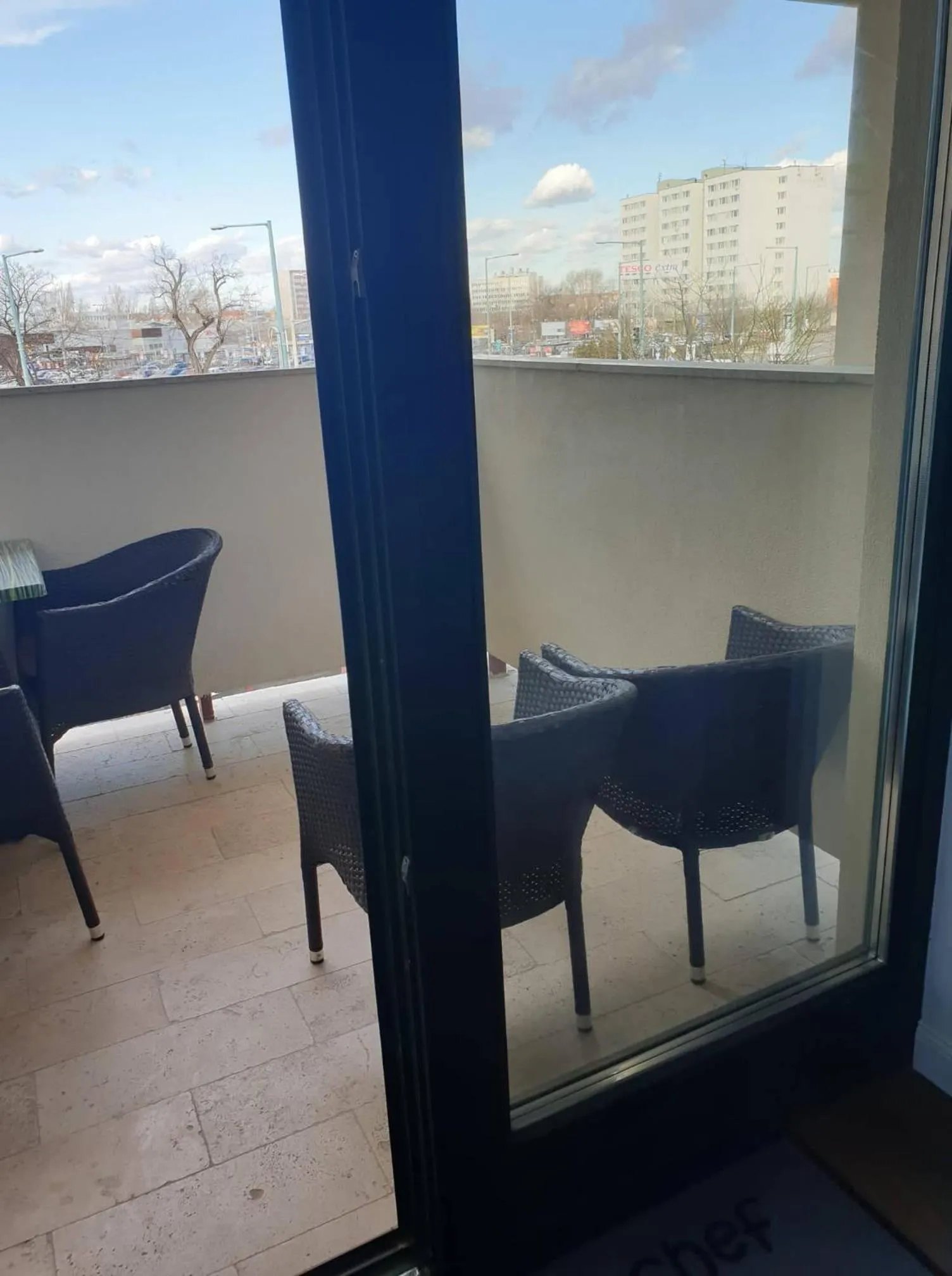 Balcony/Terrace in Éjjeli Bagoly Étterem és Panzió