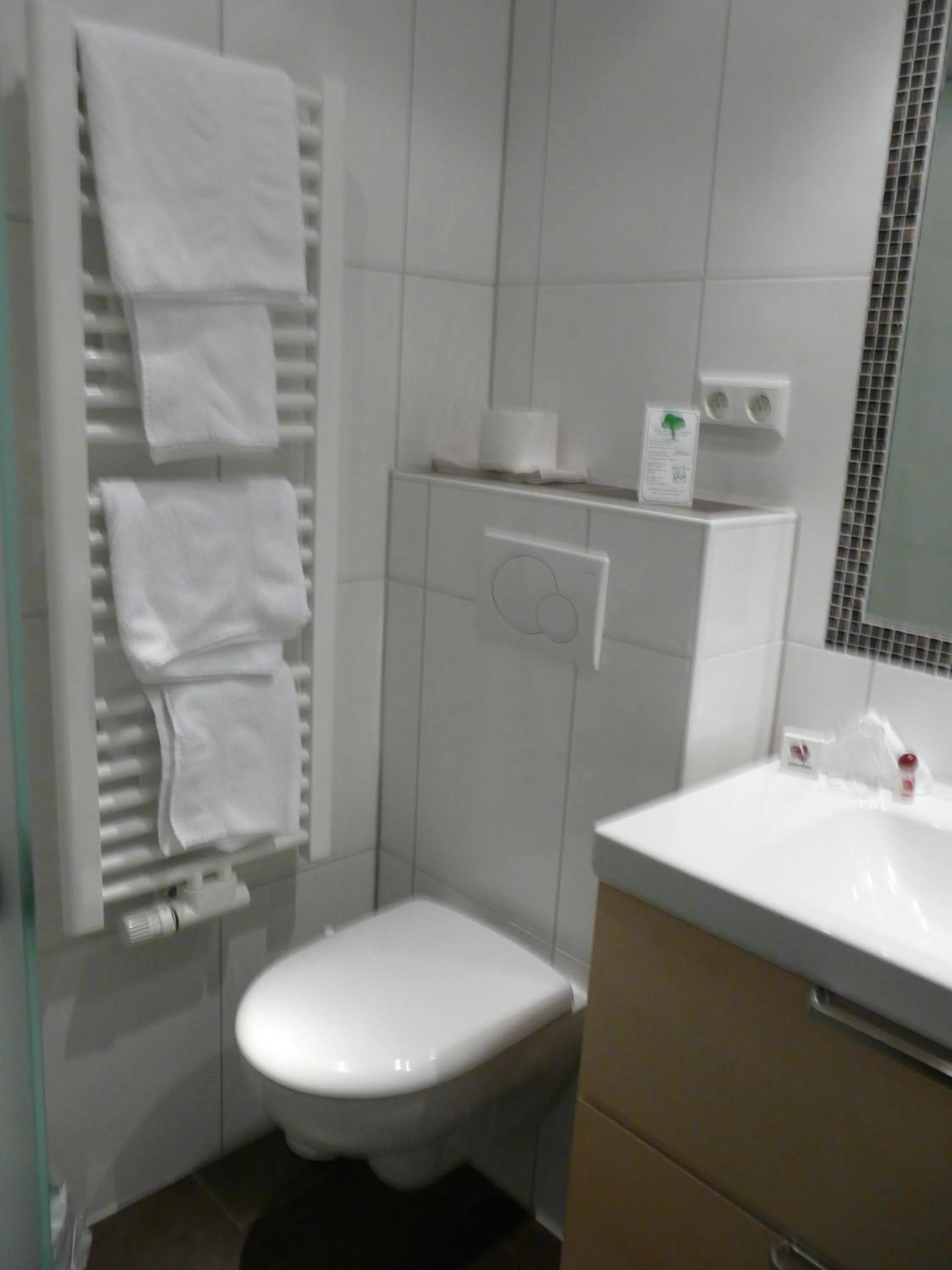 Bathroom in Hotel Roter Hahn - Bed & Breakfast