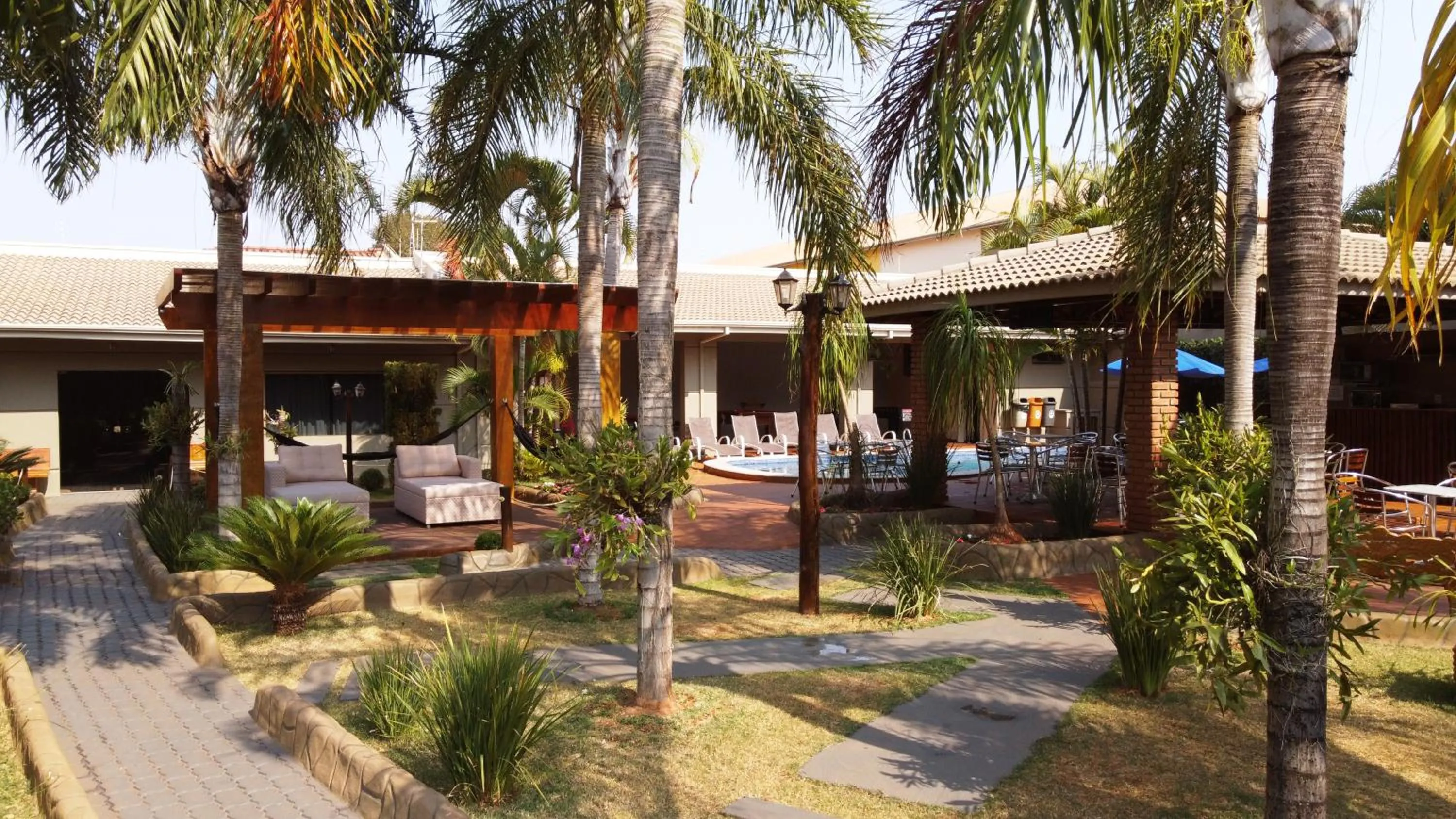 Garden in Pousada Kaluanã