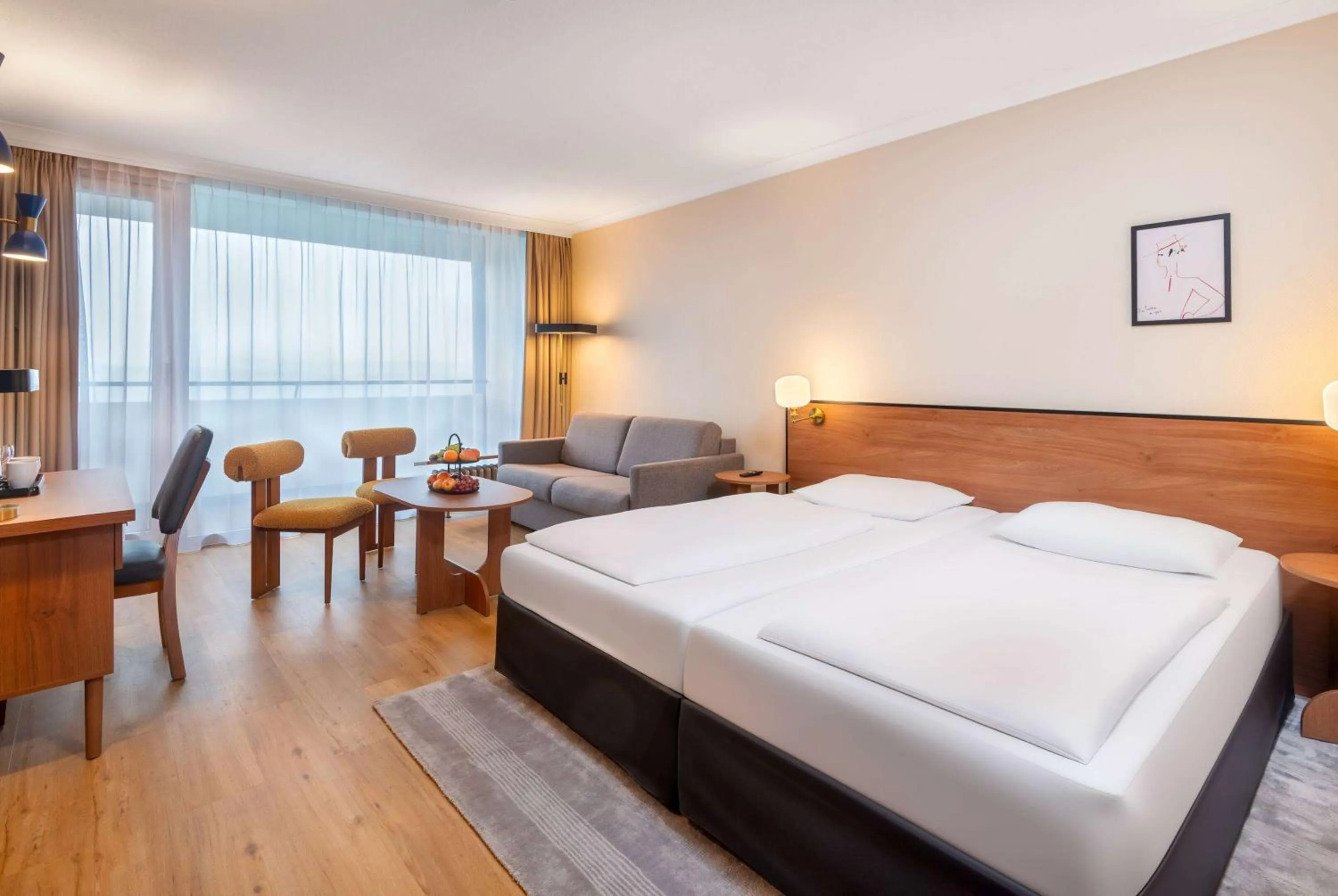 Photo of the whole room, Bed in Wyndham Garden Lahnstein Koblenz