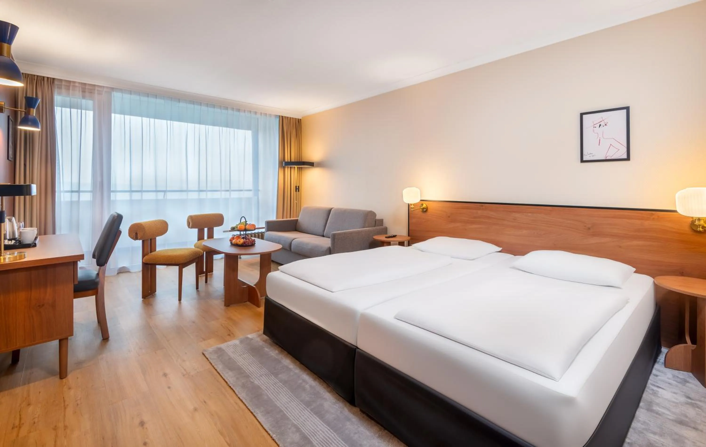 Bed in Wyndham Garden Lahnstein Koblenz