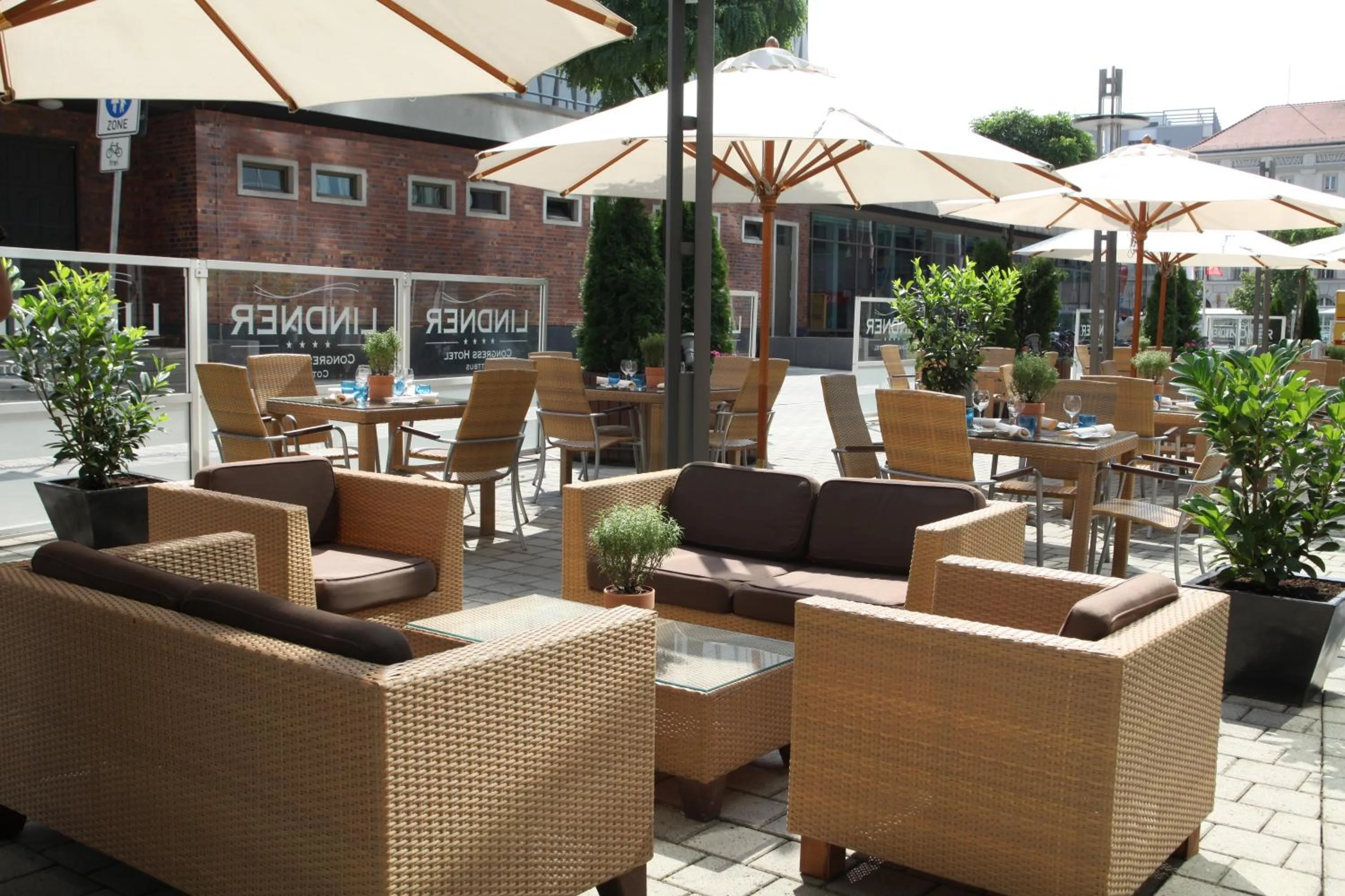 Balcony/Terrace in Lindner Hotel Cottbus