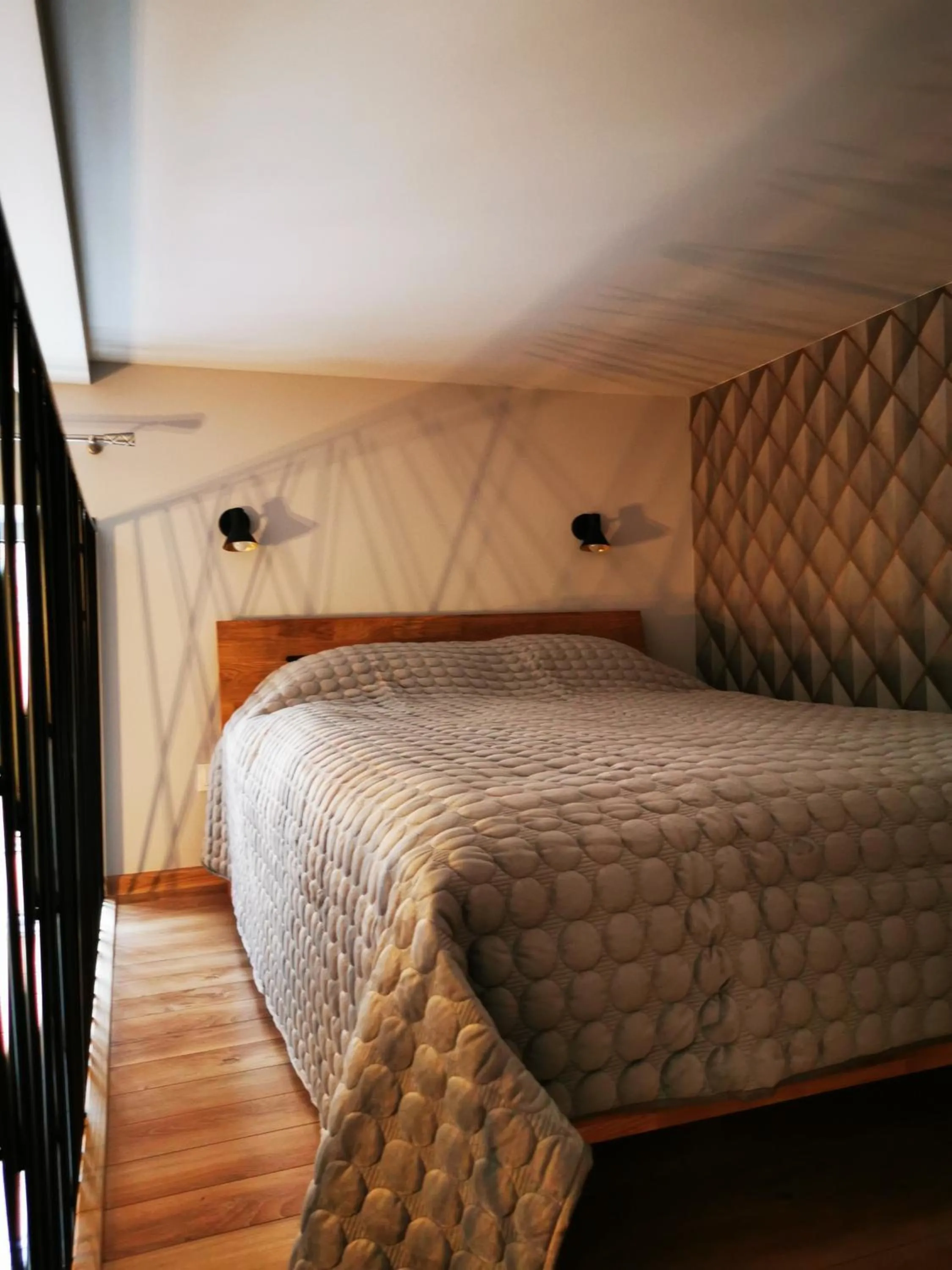 Bed in Old Town Loft