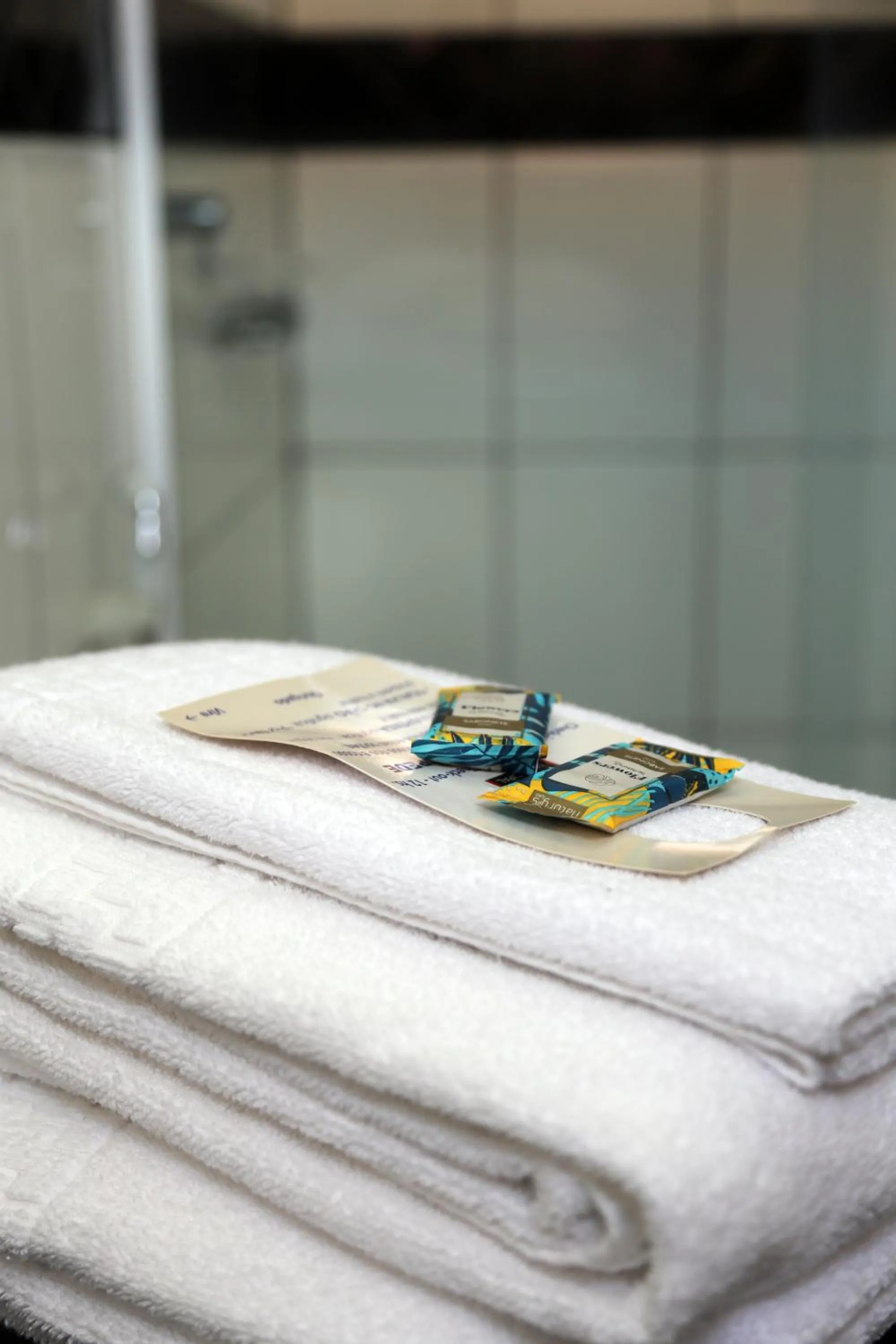 towels in VOA Pousada Água Eterna