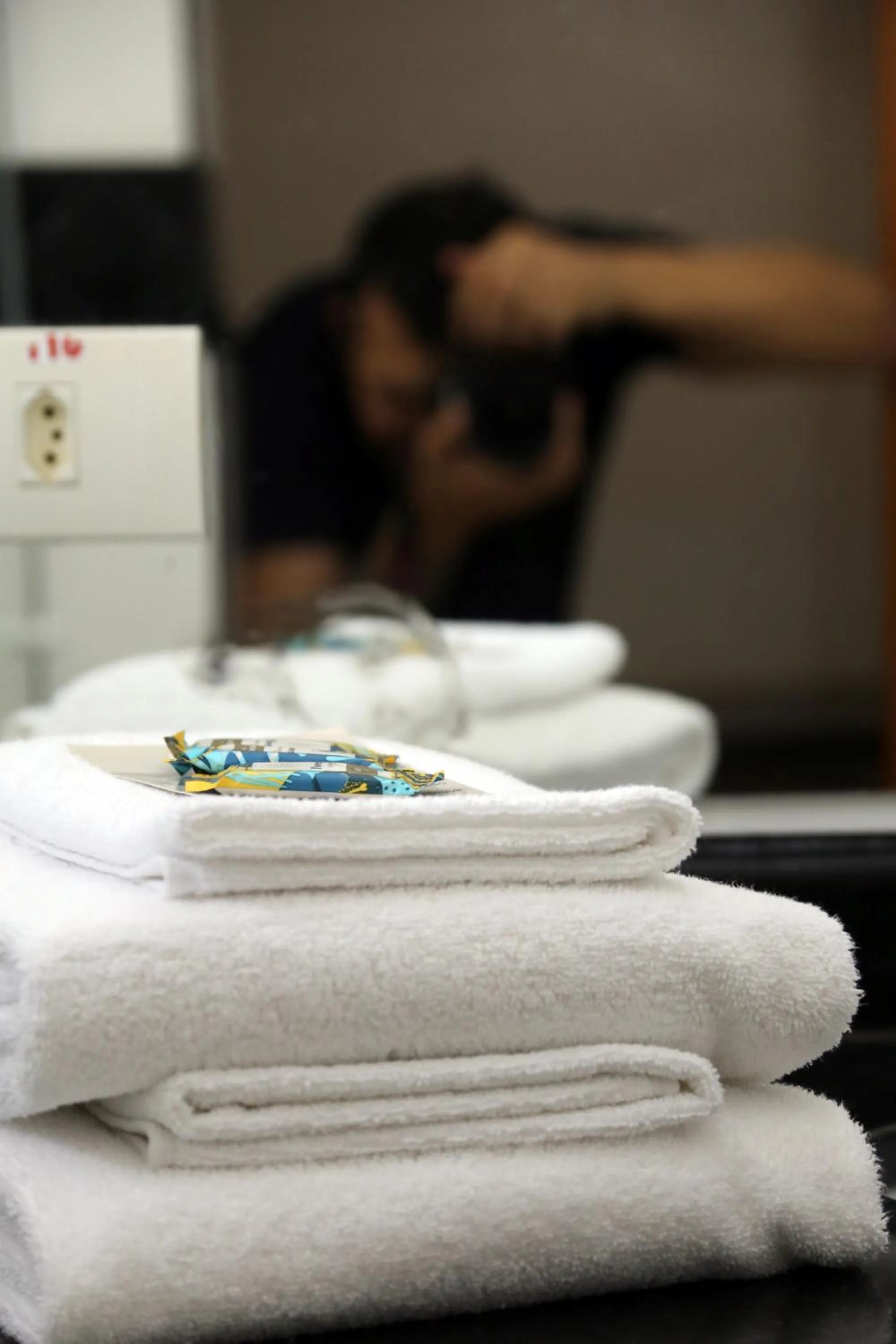 towels in VOA Pousada Água Eterna