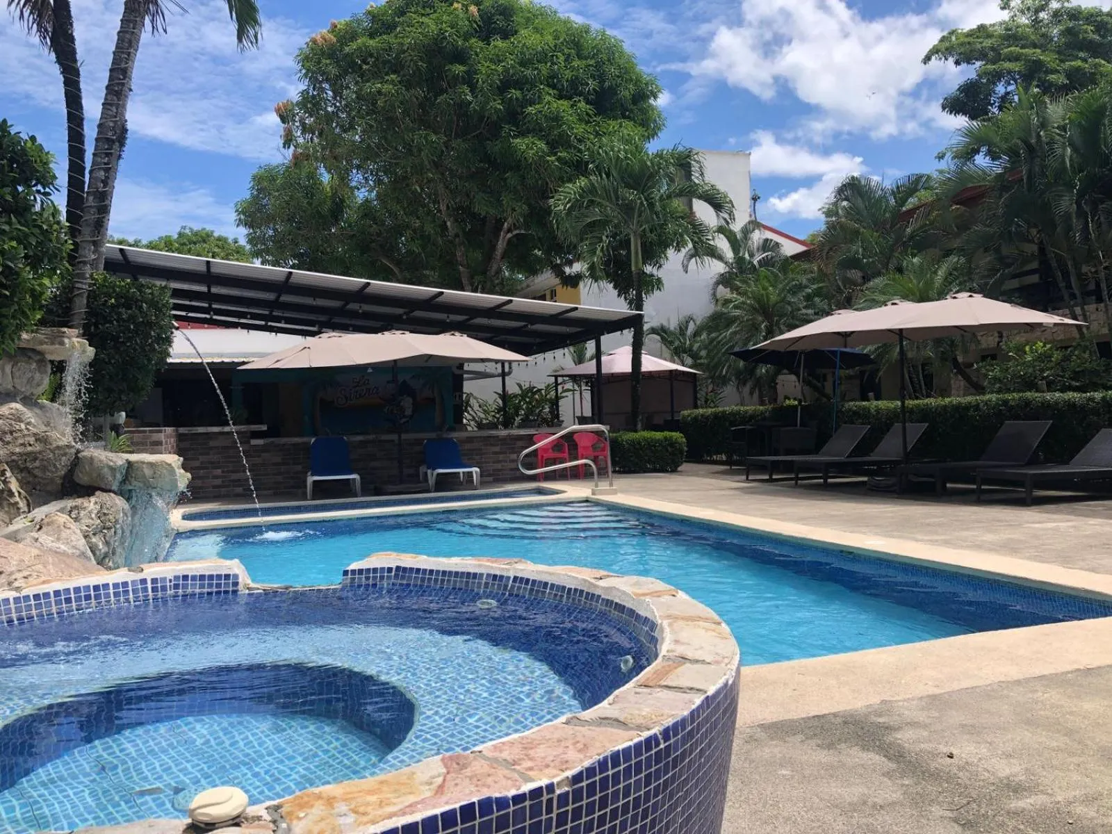 Swimming pool in La Sirena Playa Jacó