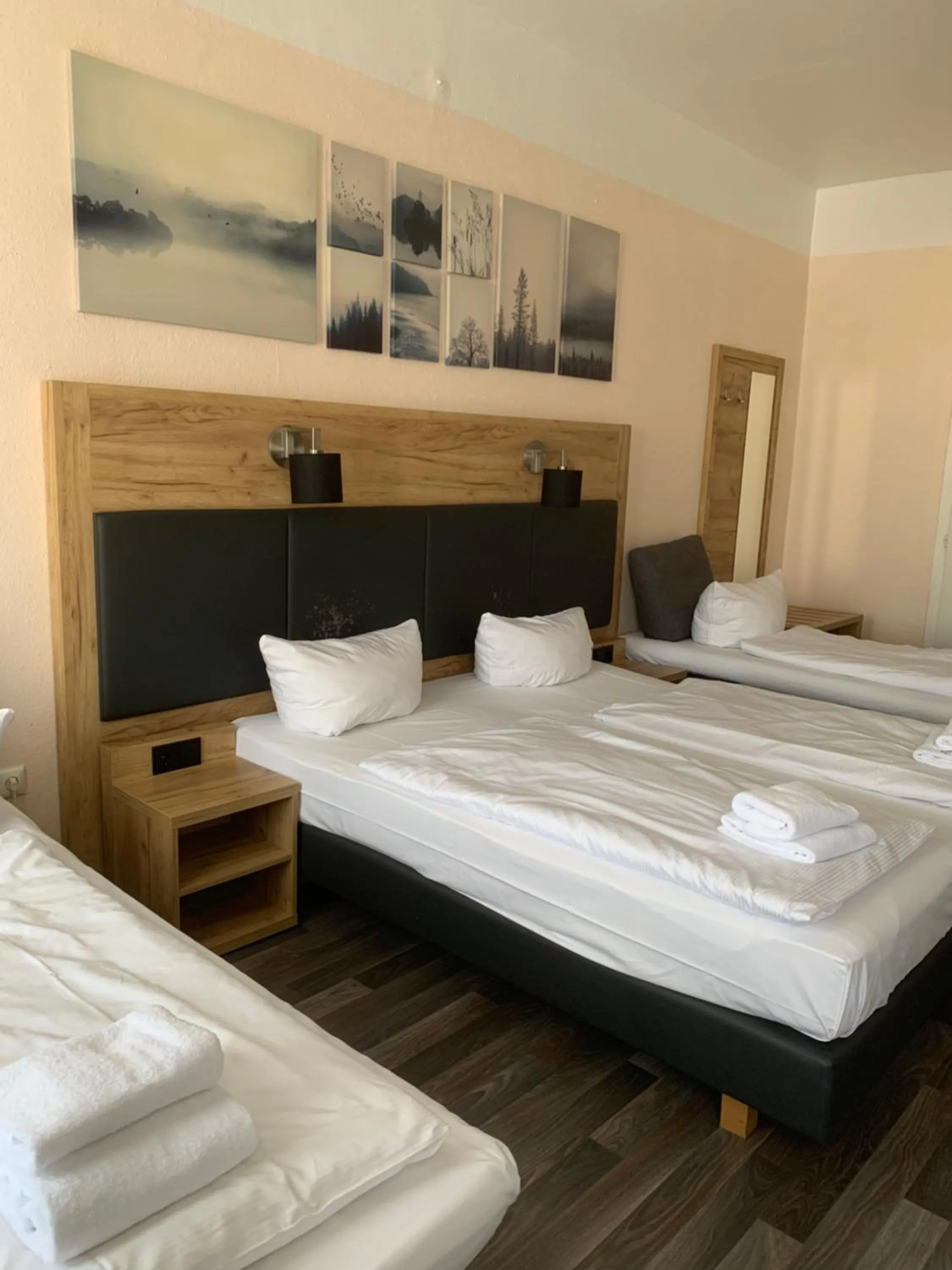 Bed in Hotel Bee Fang