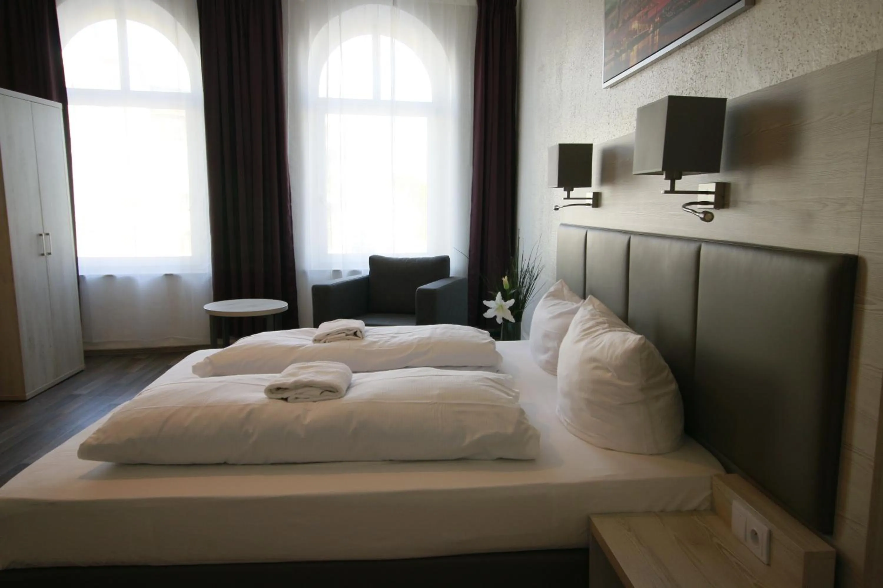 Bed in Hotel Bee Fang