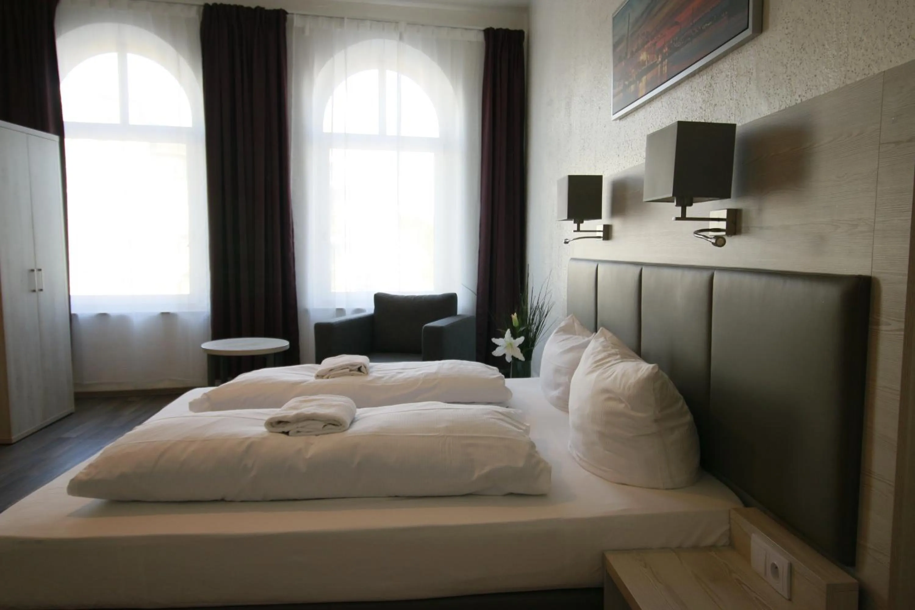 Bed in Hotel Bee Fang