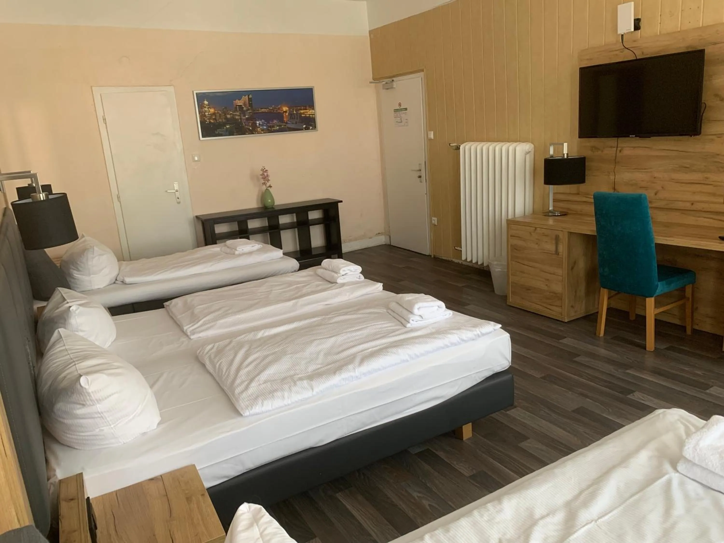 Bed in Hotel Bee Fang