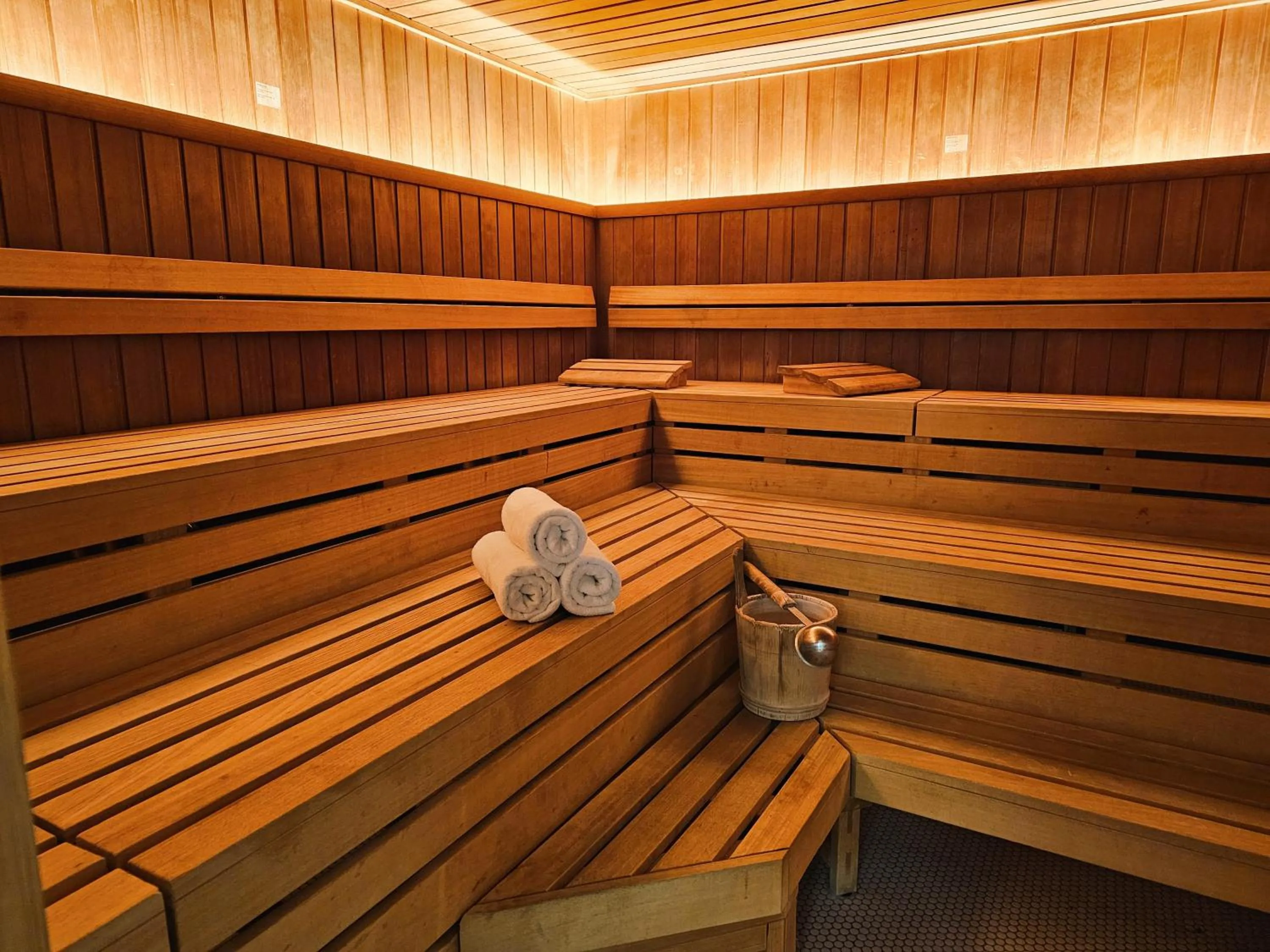 Sauna in Arvena Park Hotel