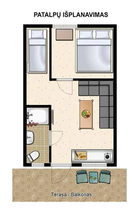 Photo of the whole room in Beluga