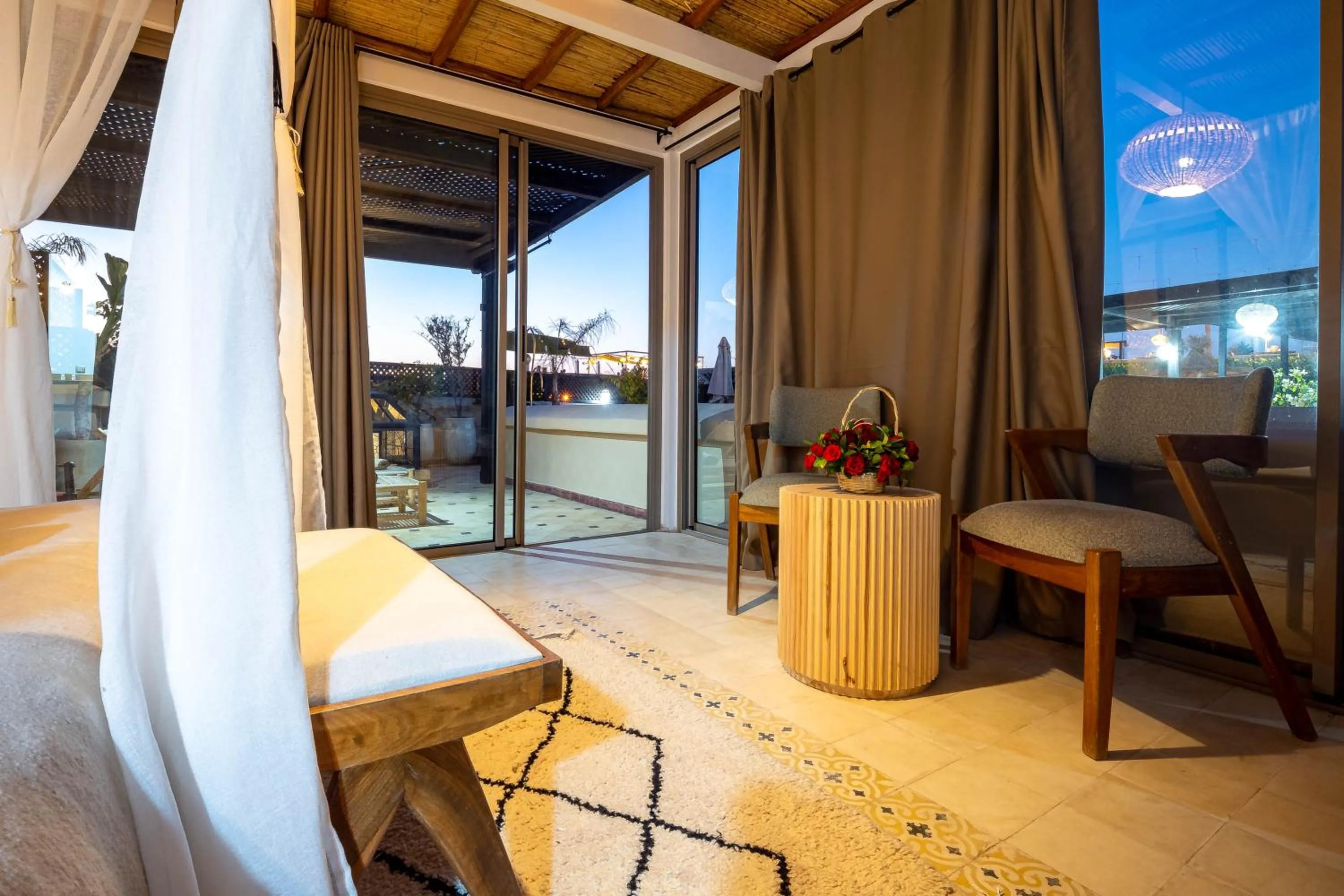 Photo of the whole room in Riad La Croix Berbere Deluxe