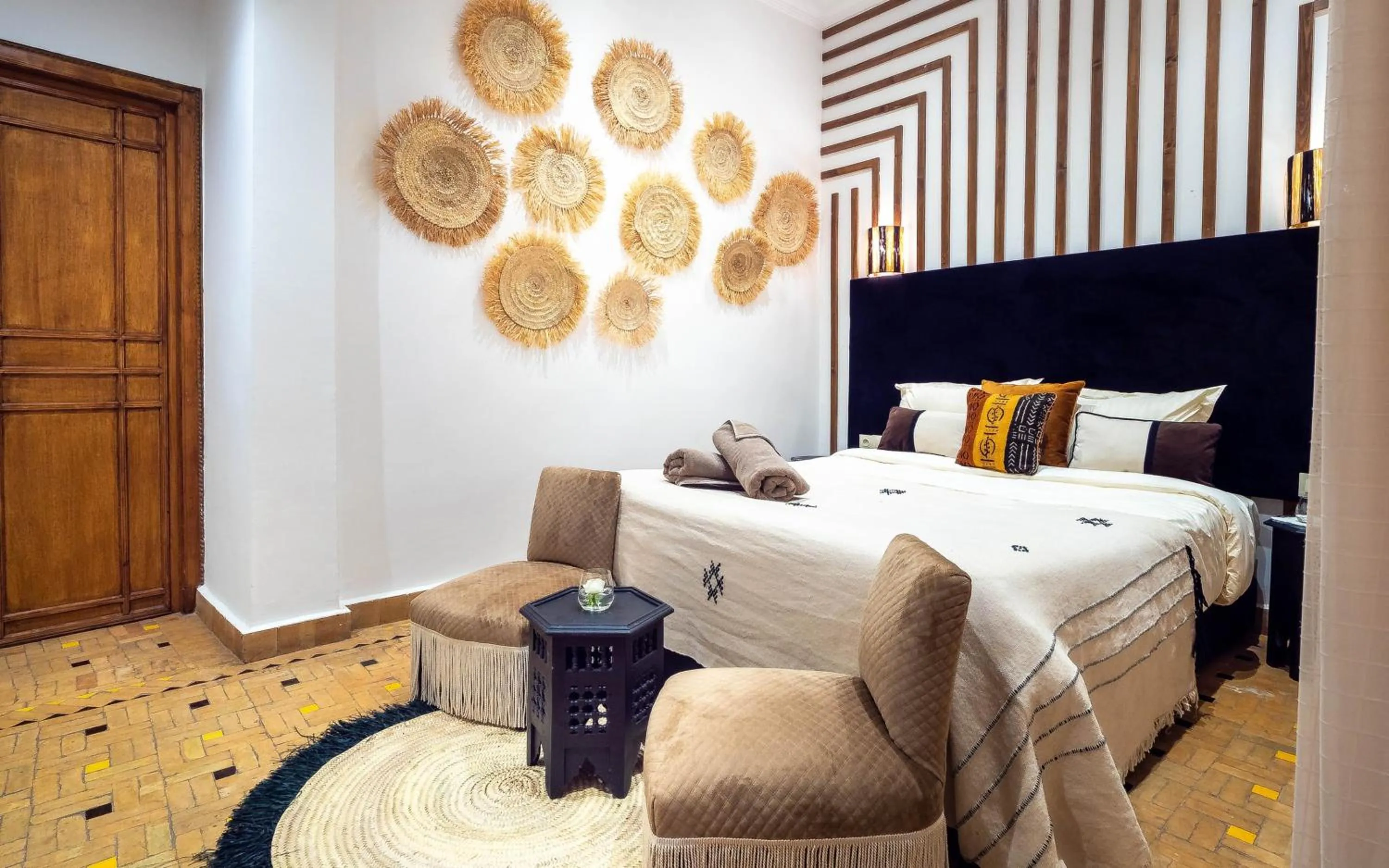 Bedroom, Bed in Riad La Croix Berbere Deluxe