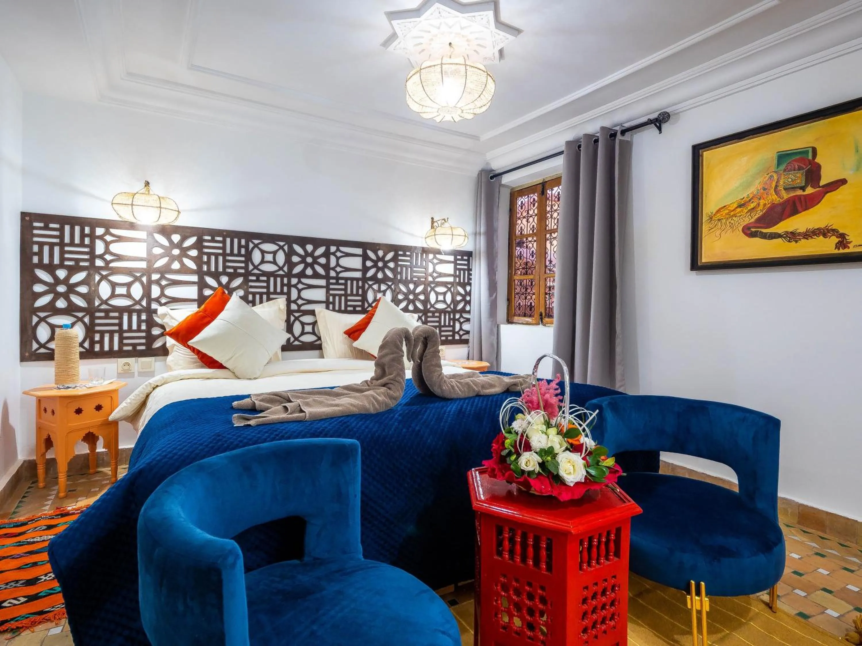 Bedroom in Riad La Croix Berbere Deluxe