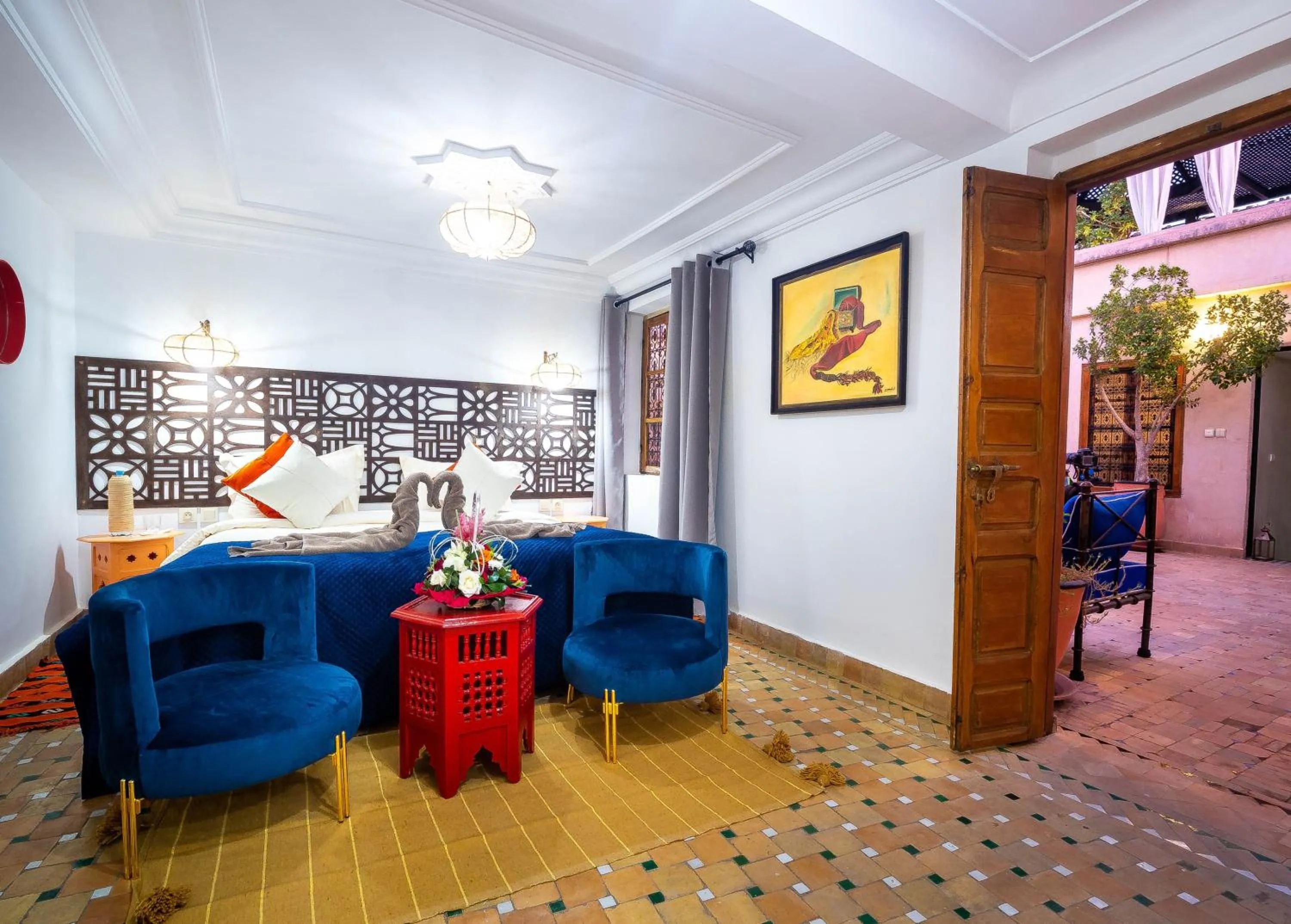 Photo of the whole room in Riad La Croix Berbere Deluxe