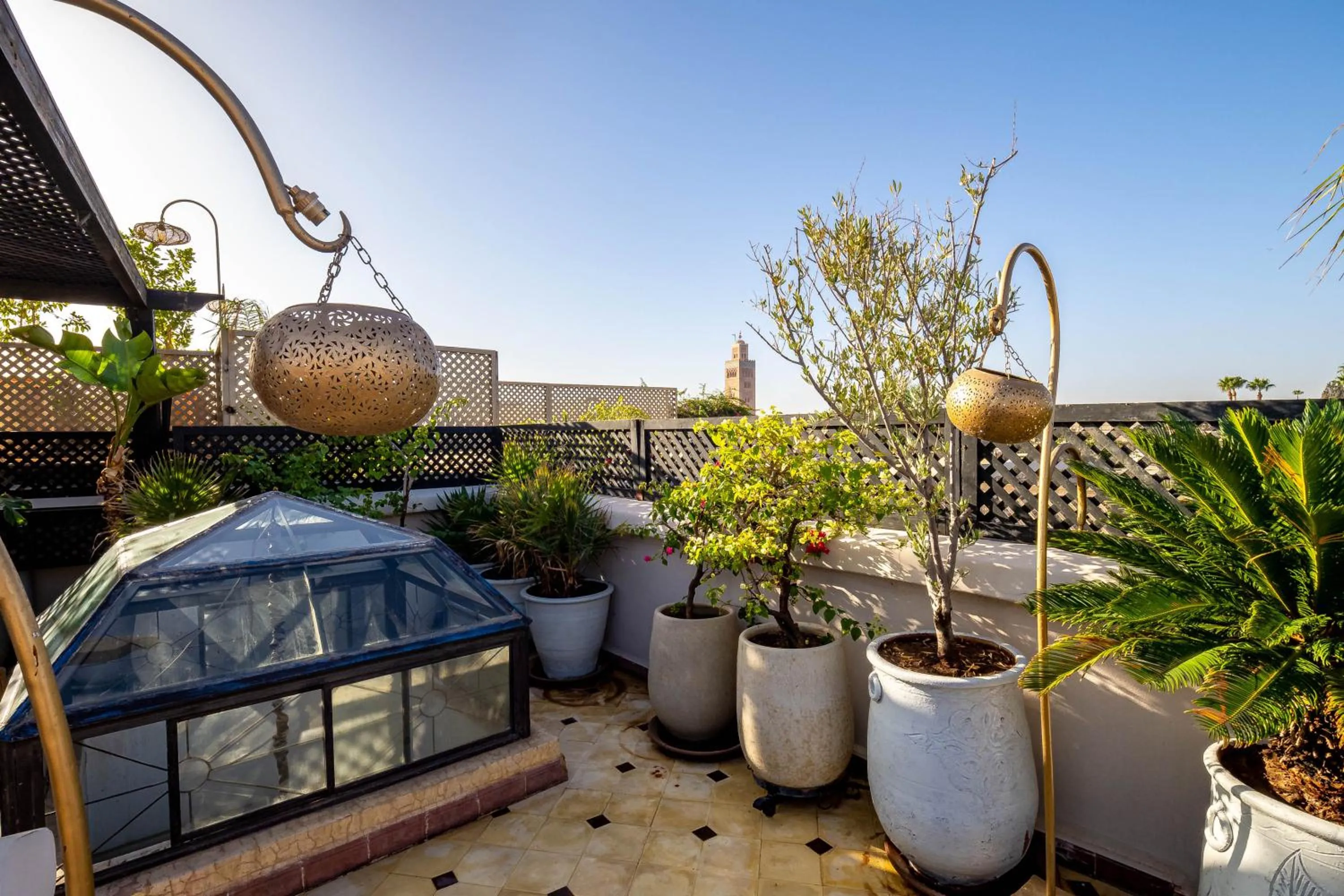 Garden in Riad La Croix Berbere Deluxe