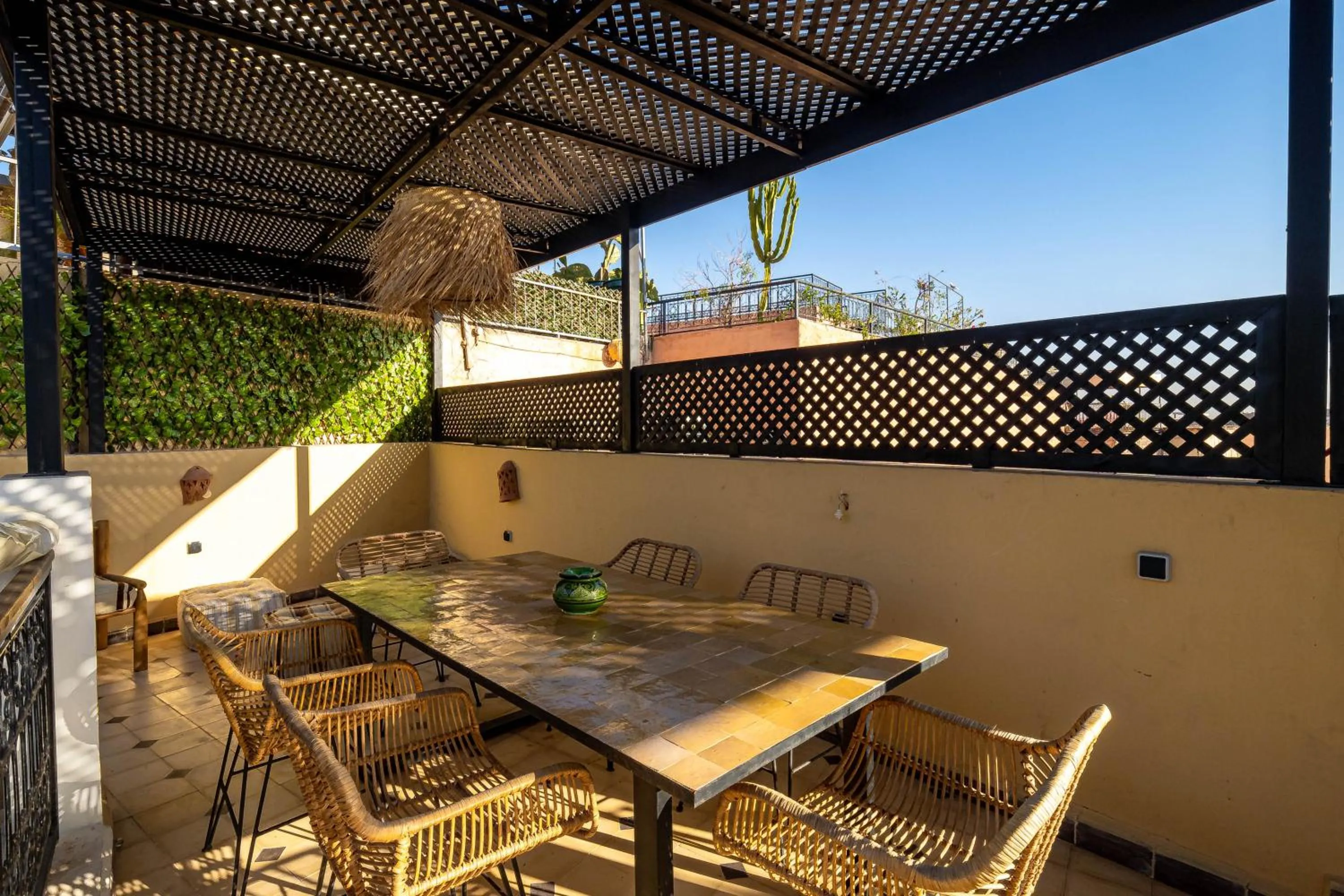 Balcony/Terrace in Riad La Croix Berbere Deluxe