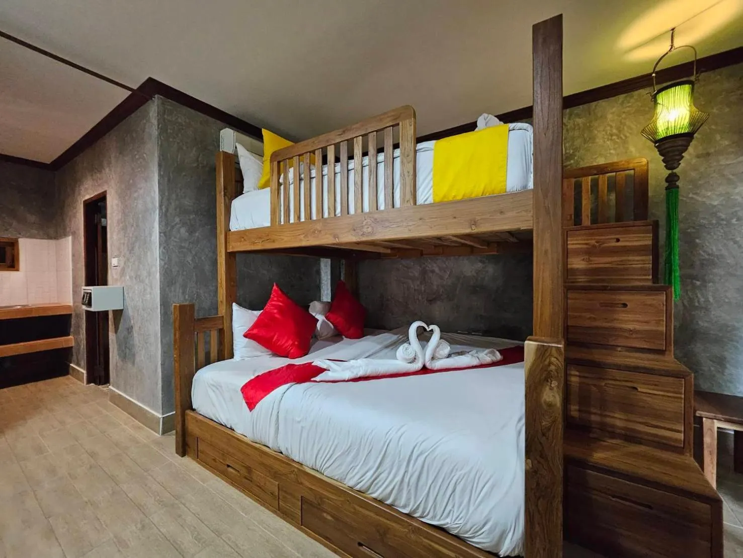 Bed in Araya Boutique Hotel