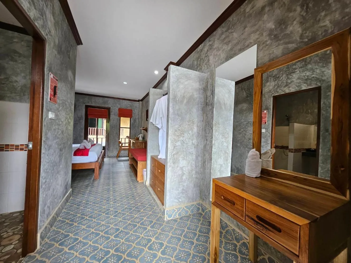 Bed in Araya Boutique Hotel