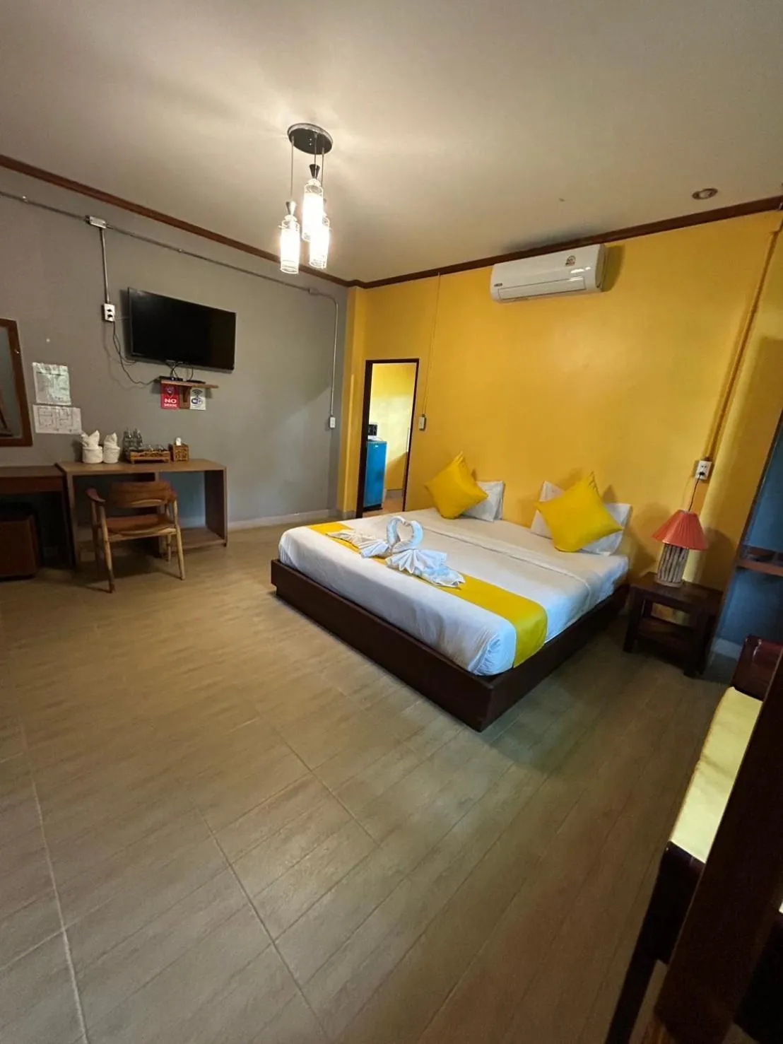 Bed in Araya Boutique Hotel