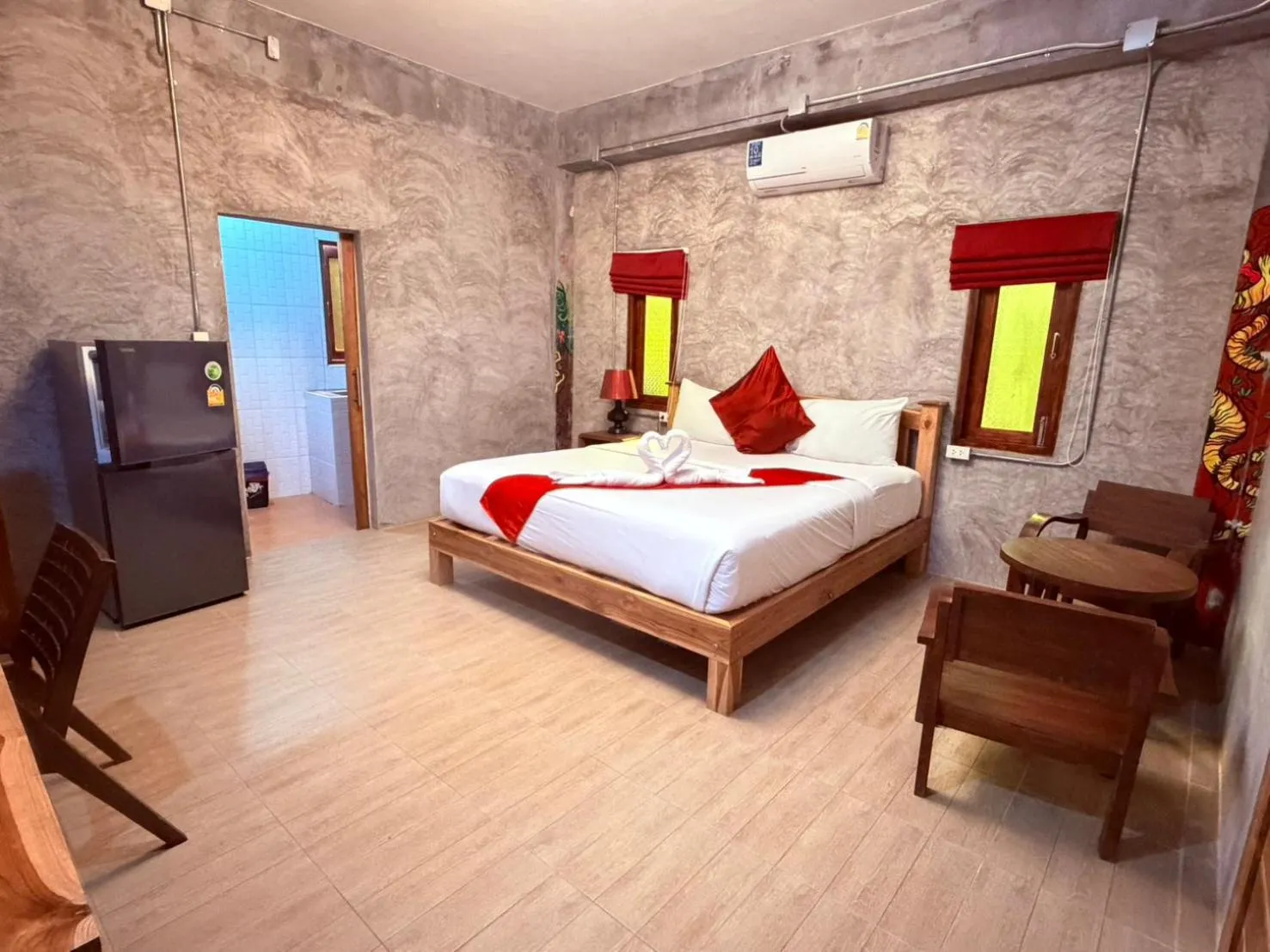 Bed in Araya Boutique Hotel