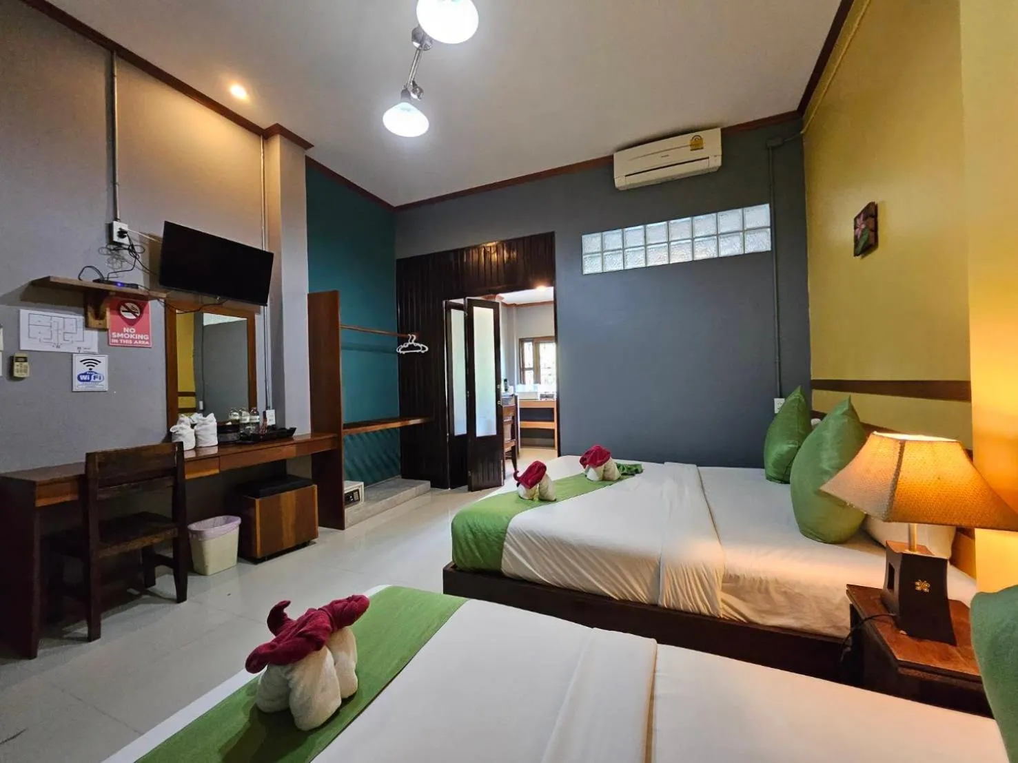 Bed in Araya Boutique Hotel