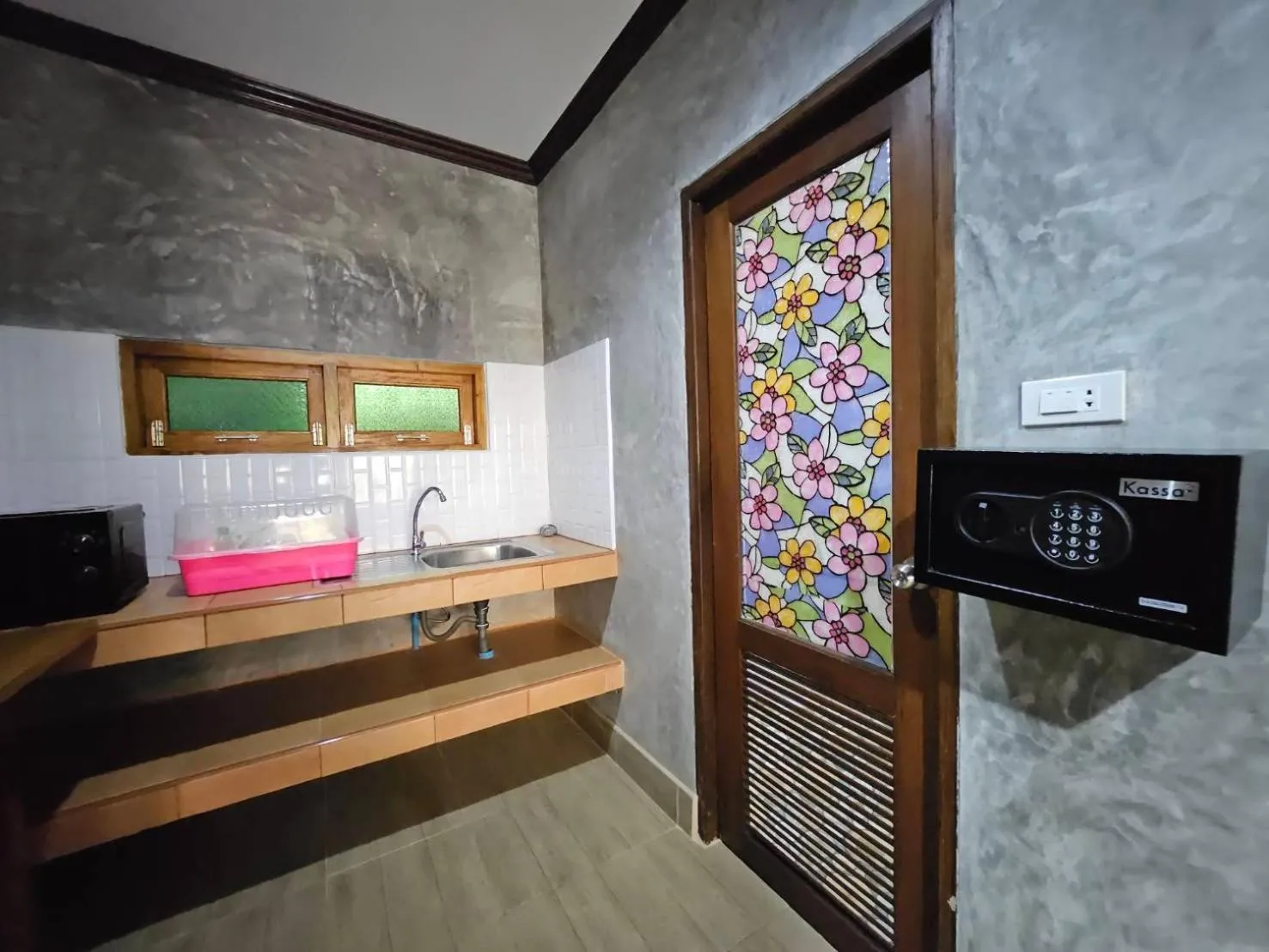 Kitchen or kitchenette in Araya Boutique Hotel