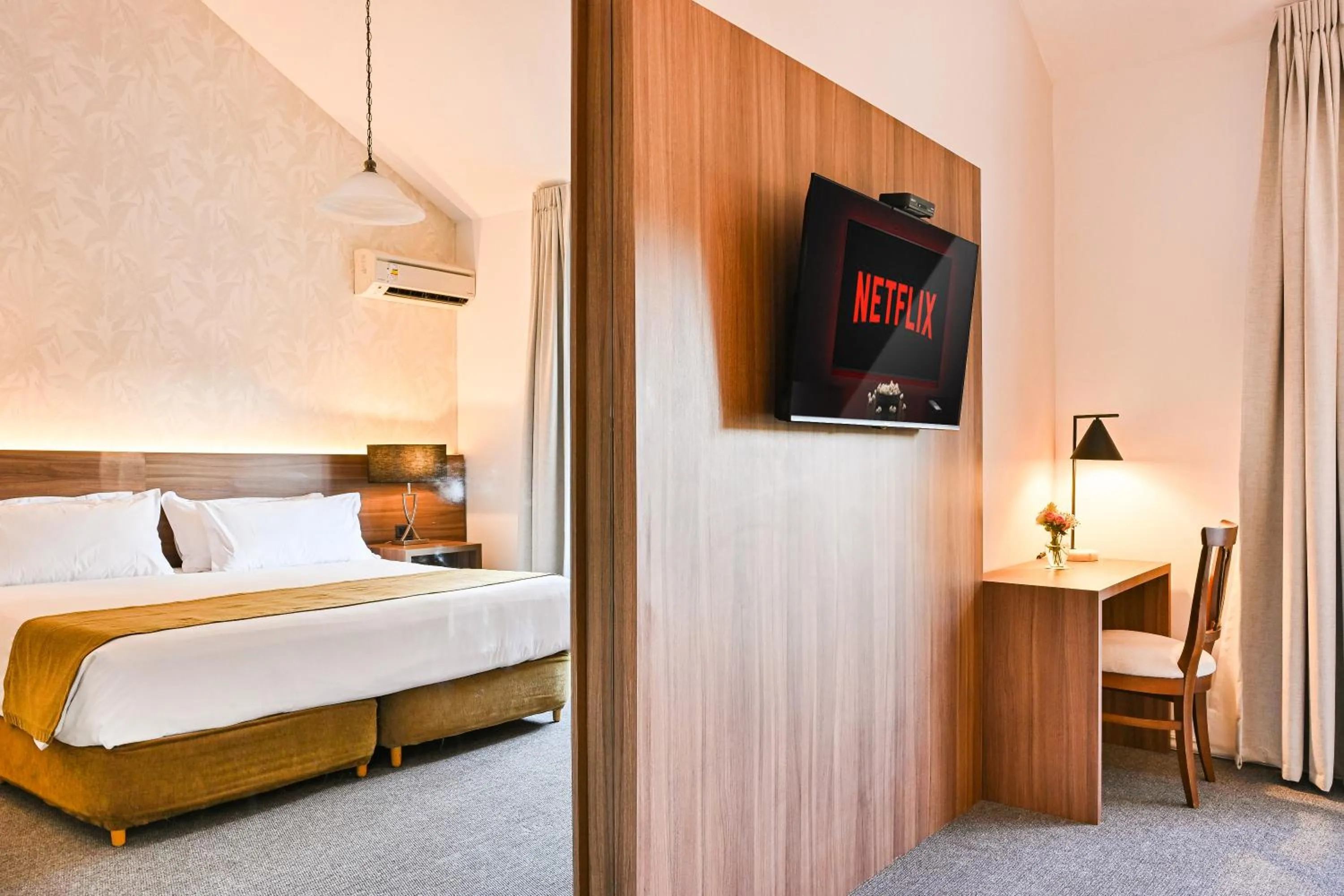 Bed in Parque Hotel Jean Clevers