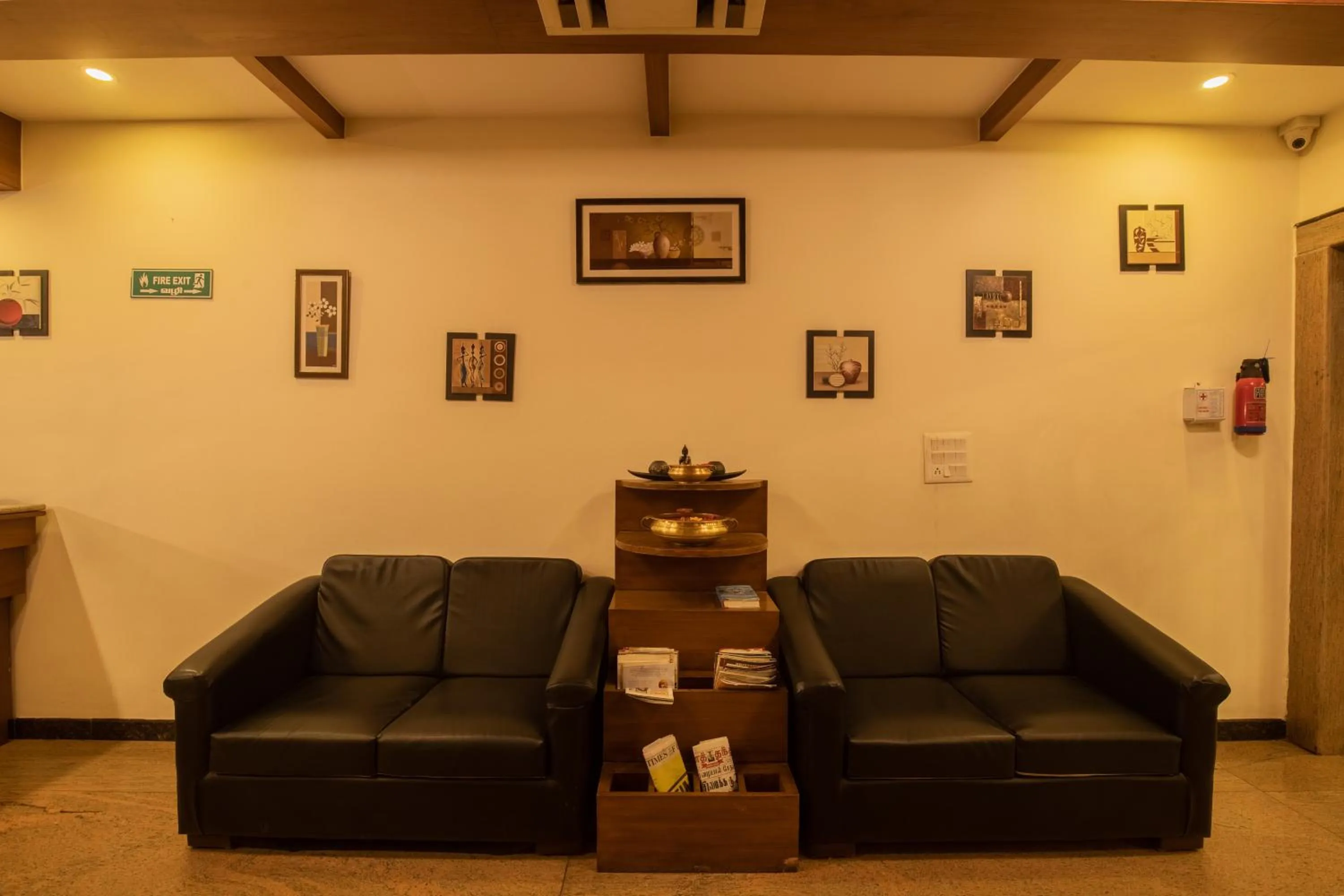 Seating area in Sri Krishna Palace