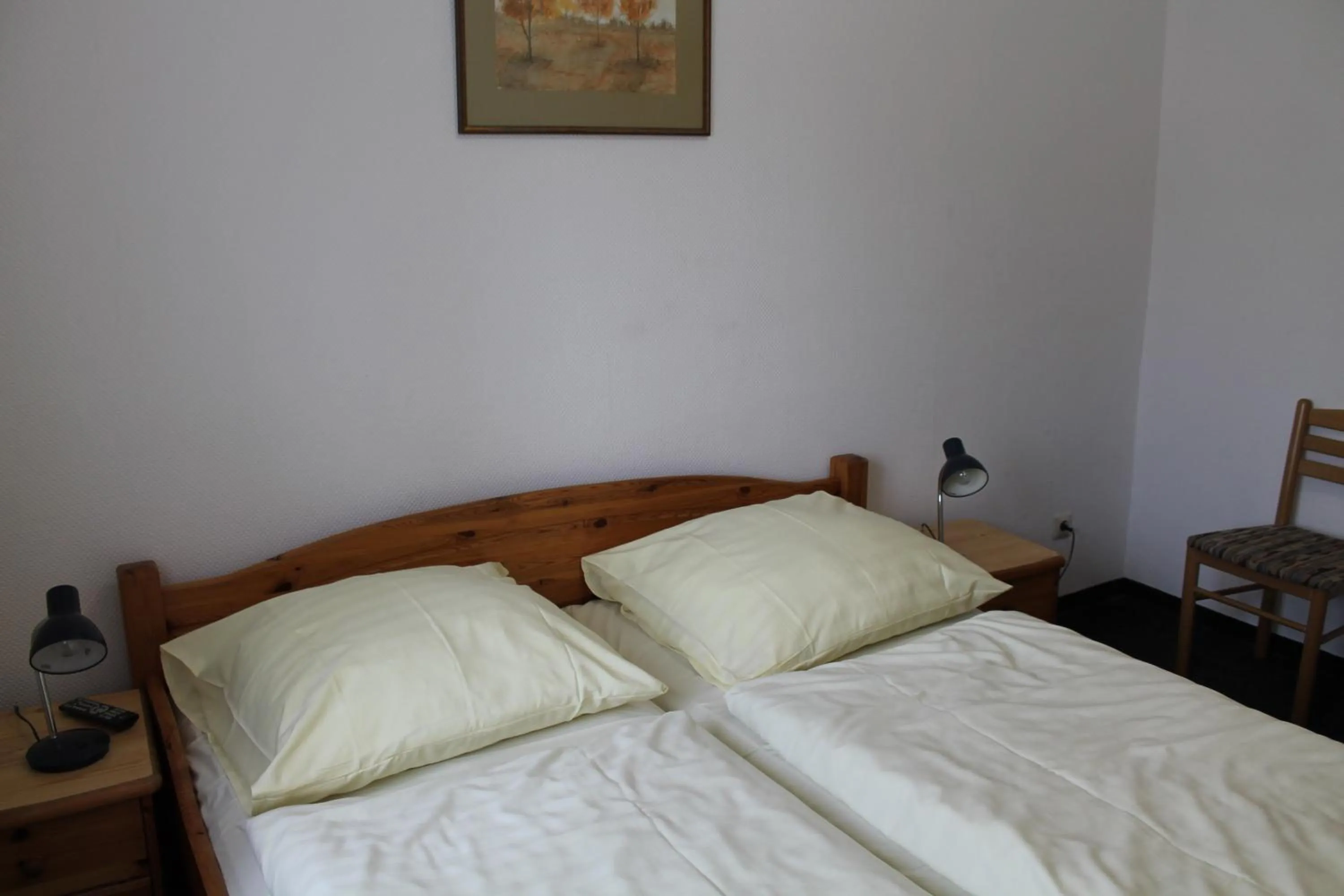 Bed in Pension Locarno